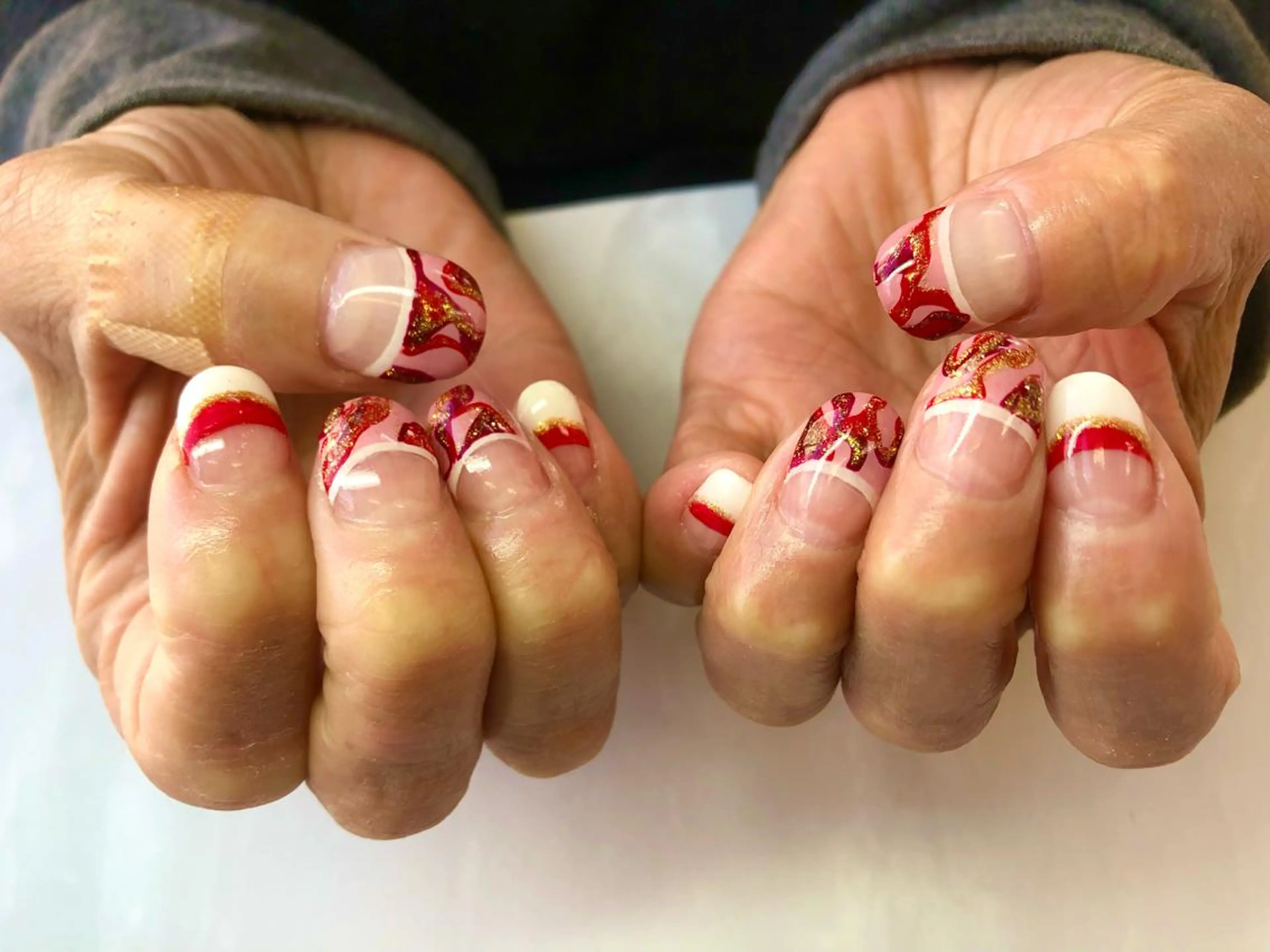 ネイル フレンチネイル ハンドネイル Nakano Kanaのネイルデザイン