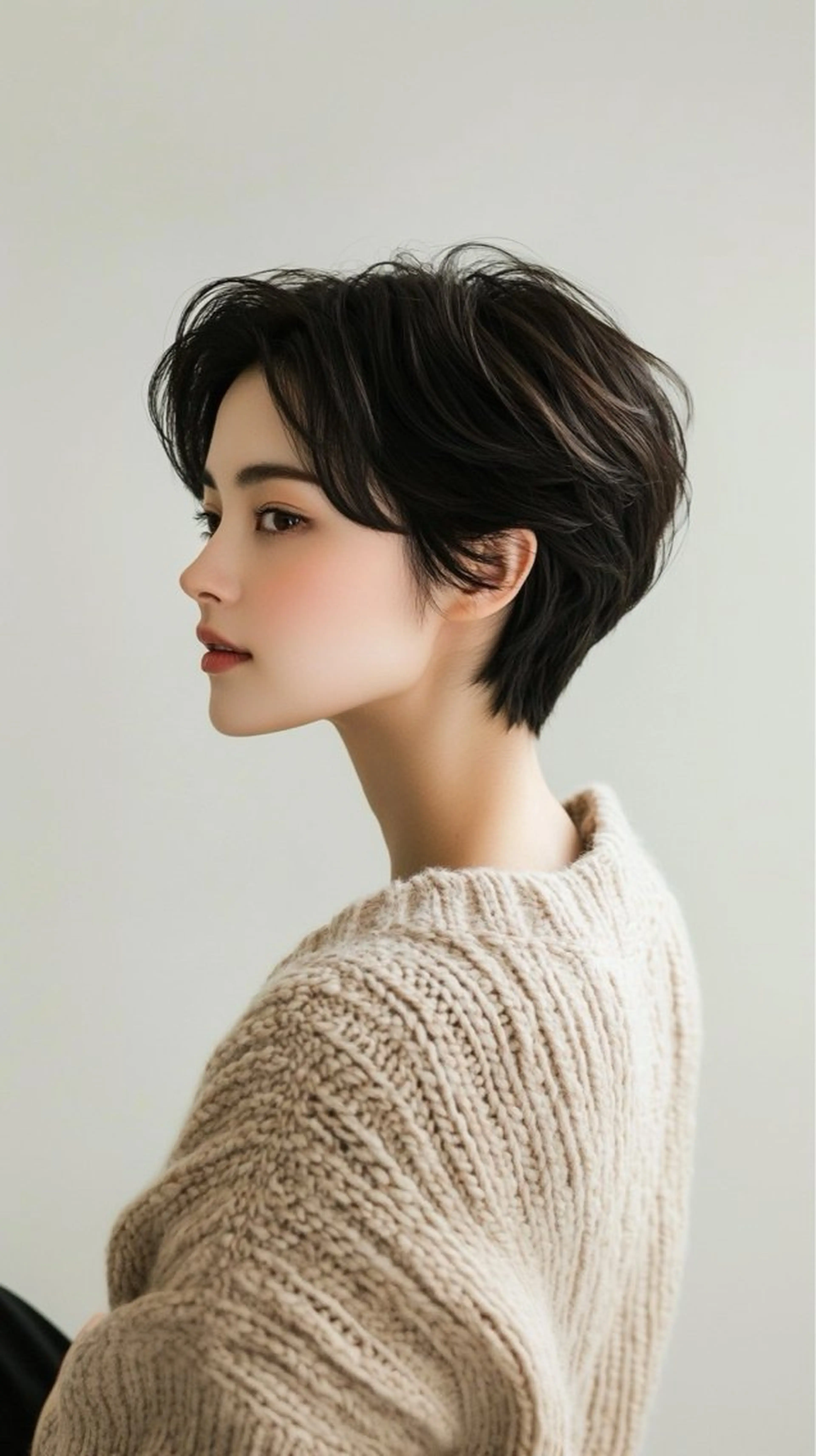 ショート くびれミディアム/似 合わせ/鎌倉/edAのヘアスタイル