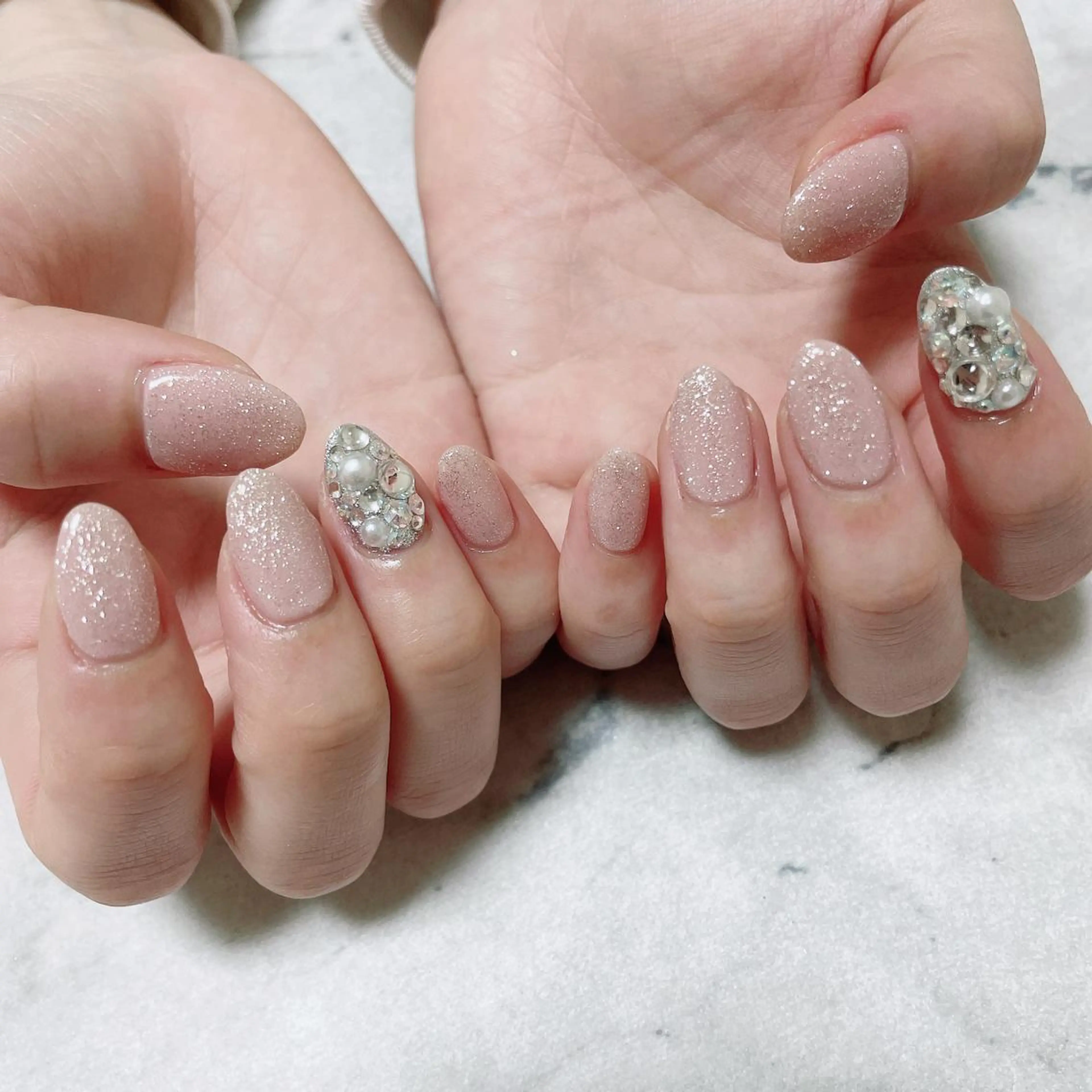 ネイル キラキラネイル Jeremy ♡ HARUKAのネイルデザイン