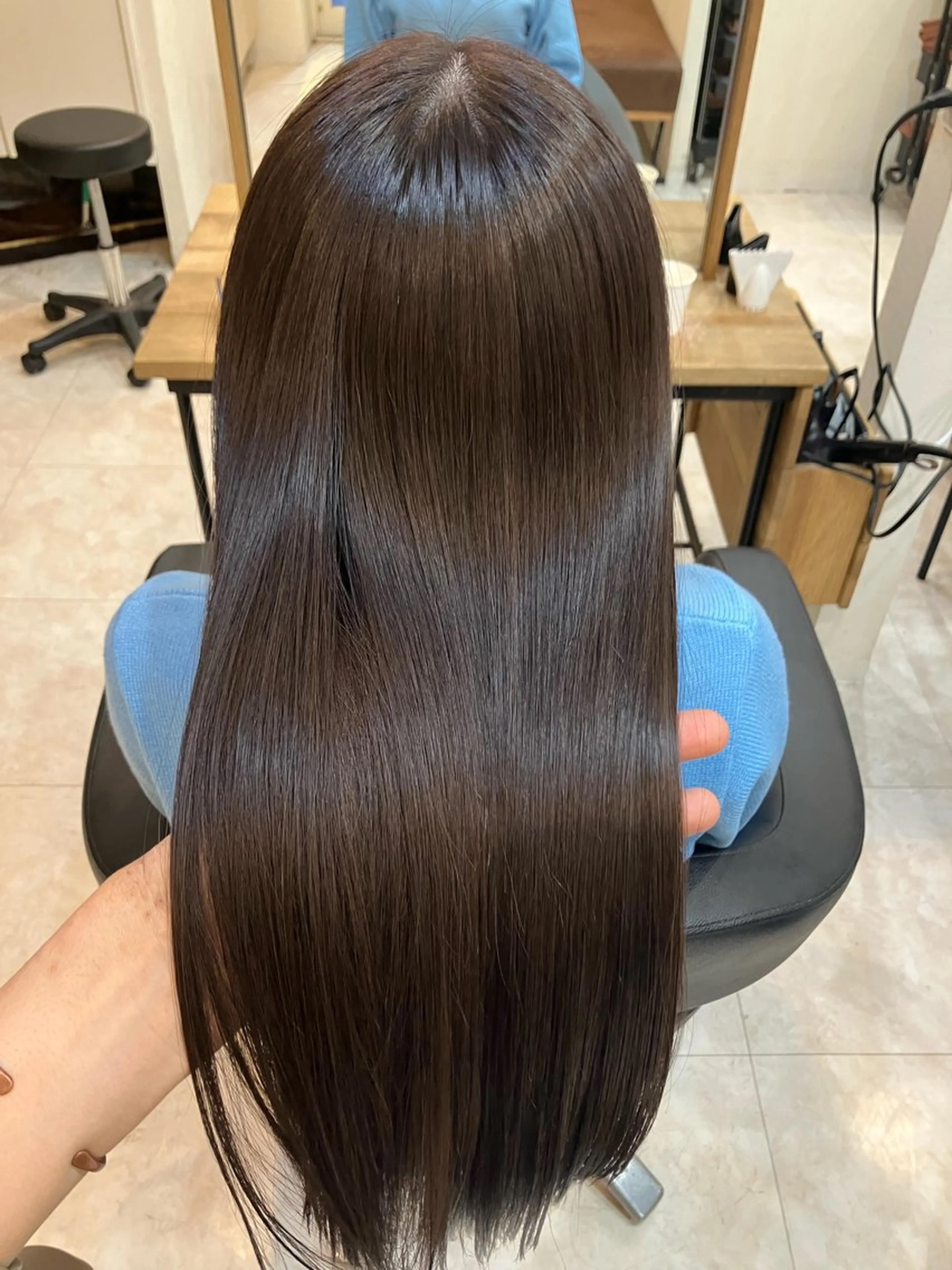 ロング 青野 銀河のヘアスタイル