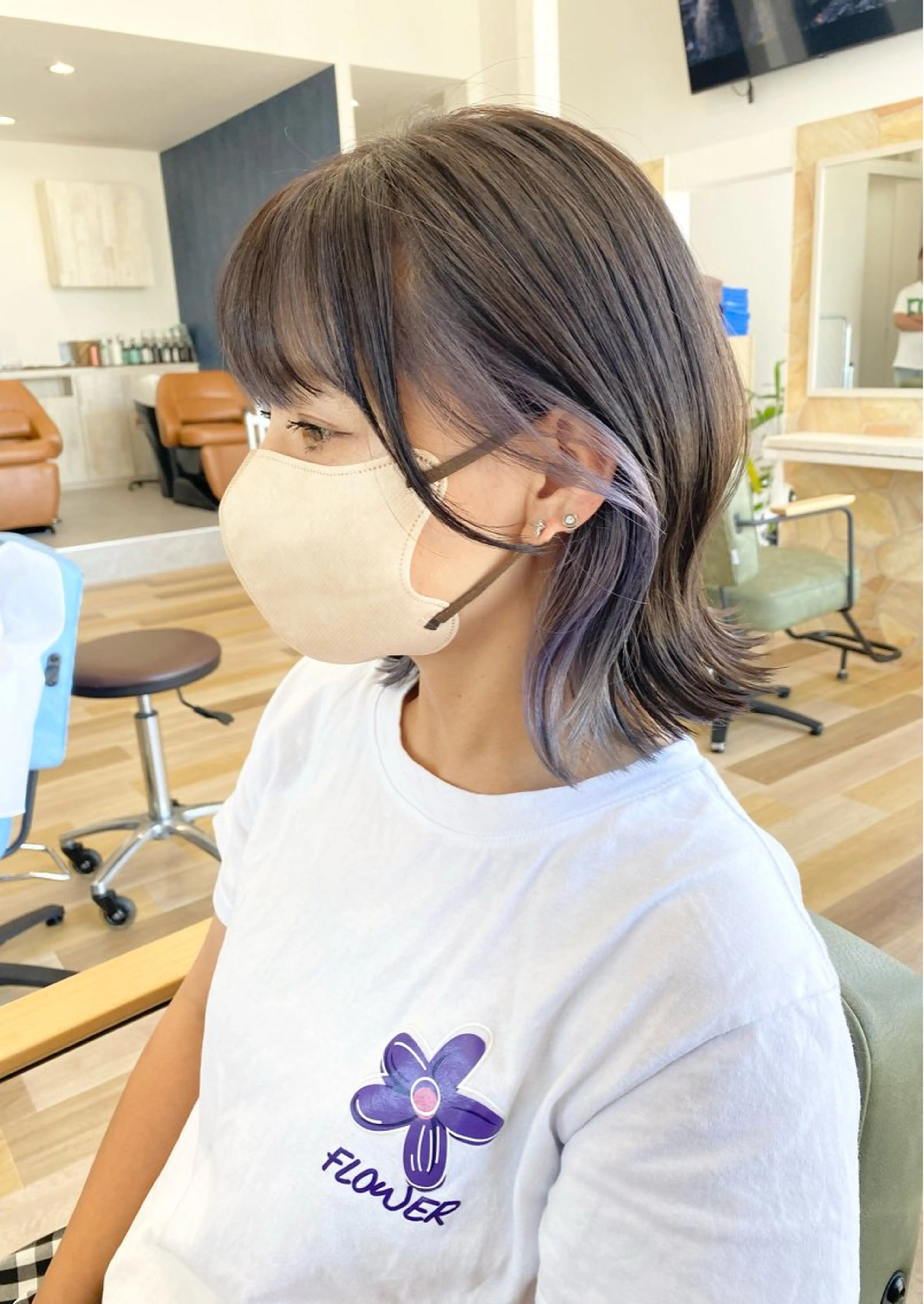 ショート カット ケアブリーチ 黒瀬有汰のヘアスタイル