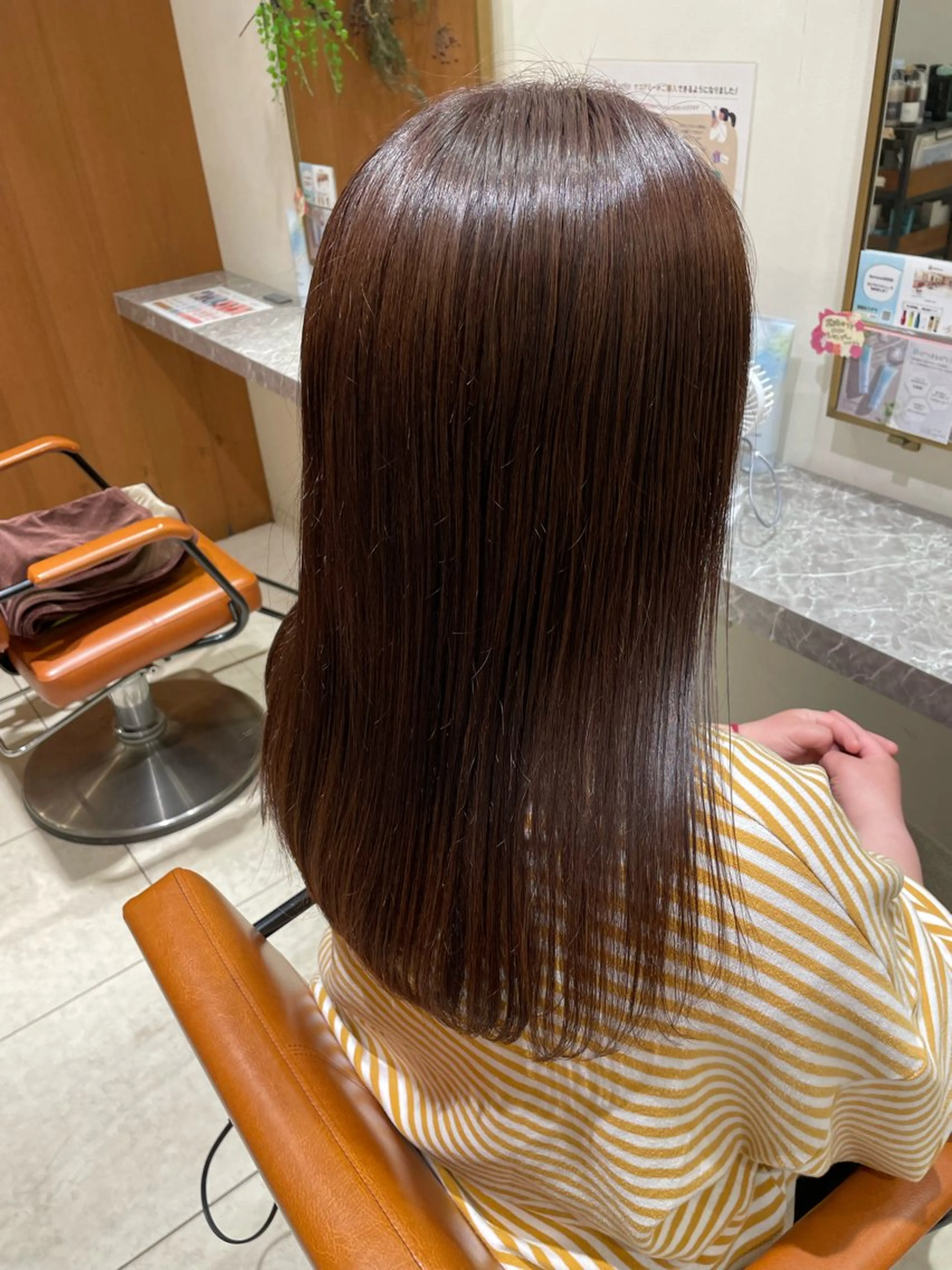 セミロング カラー カット ヘアカラー Merry  Land日吉所属・暖色/ベージュ/ メンズ/鈴木彩のヘアスタイル