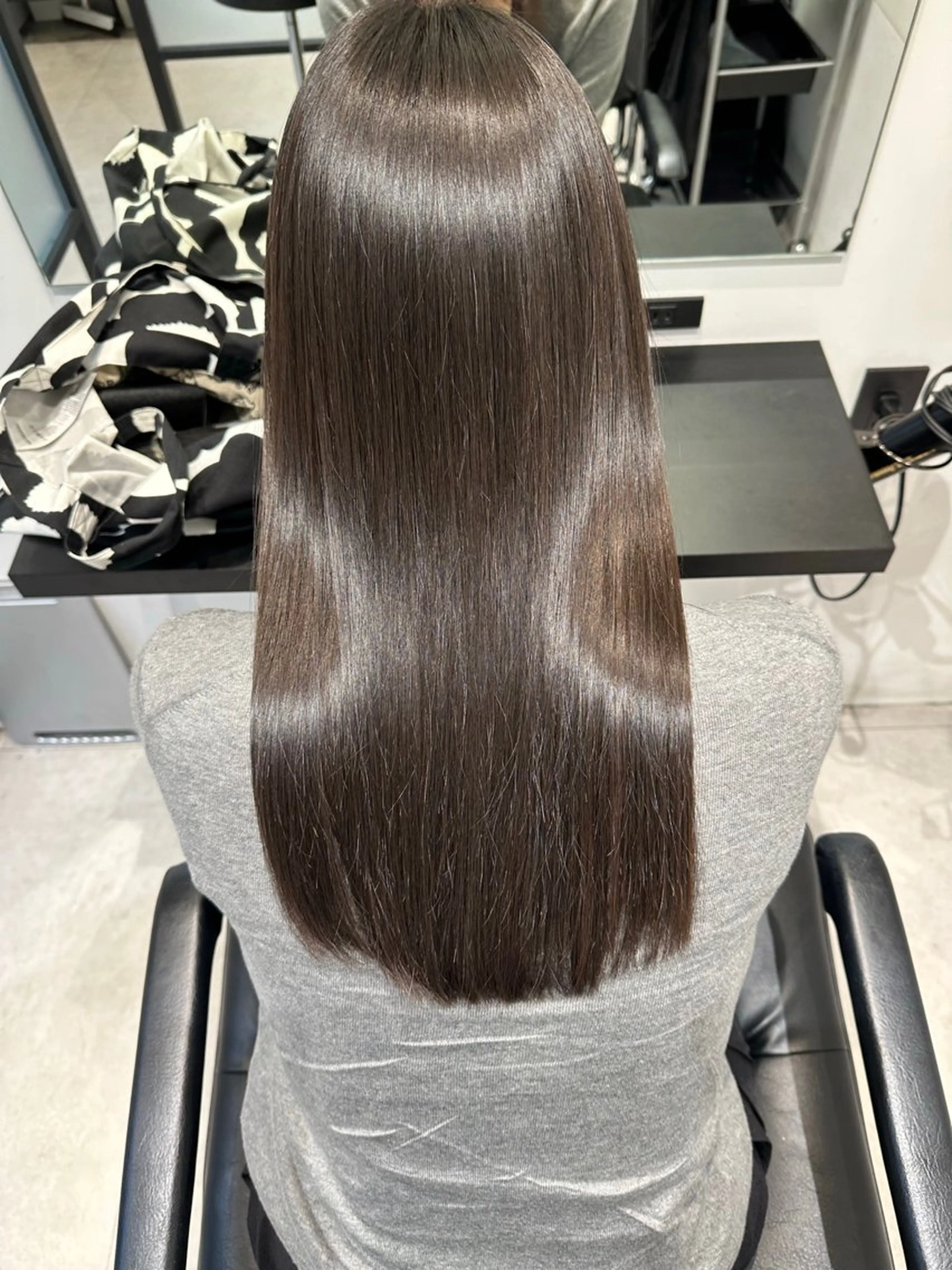 ロング カット 縮毛矯正 トリートメント サロウィン名古屋所属・縮毛矯正/髪質改善 コヤマのヘアスタイル
