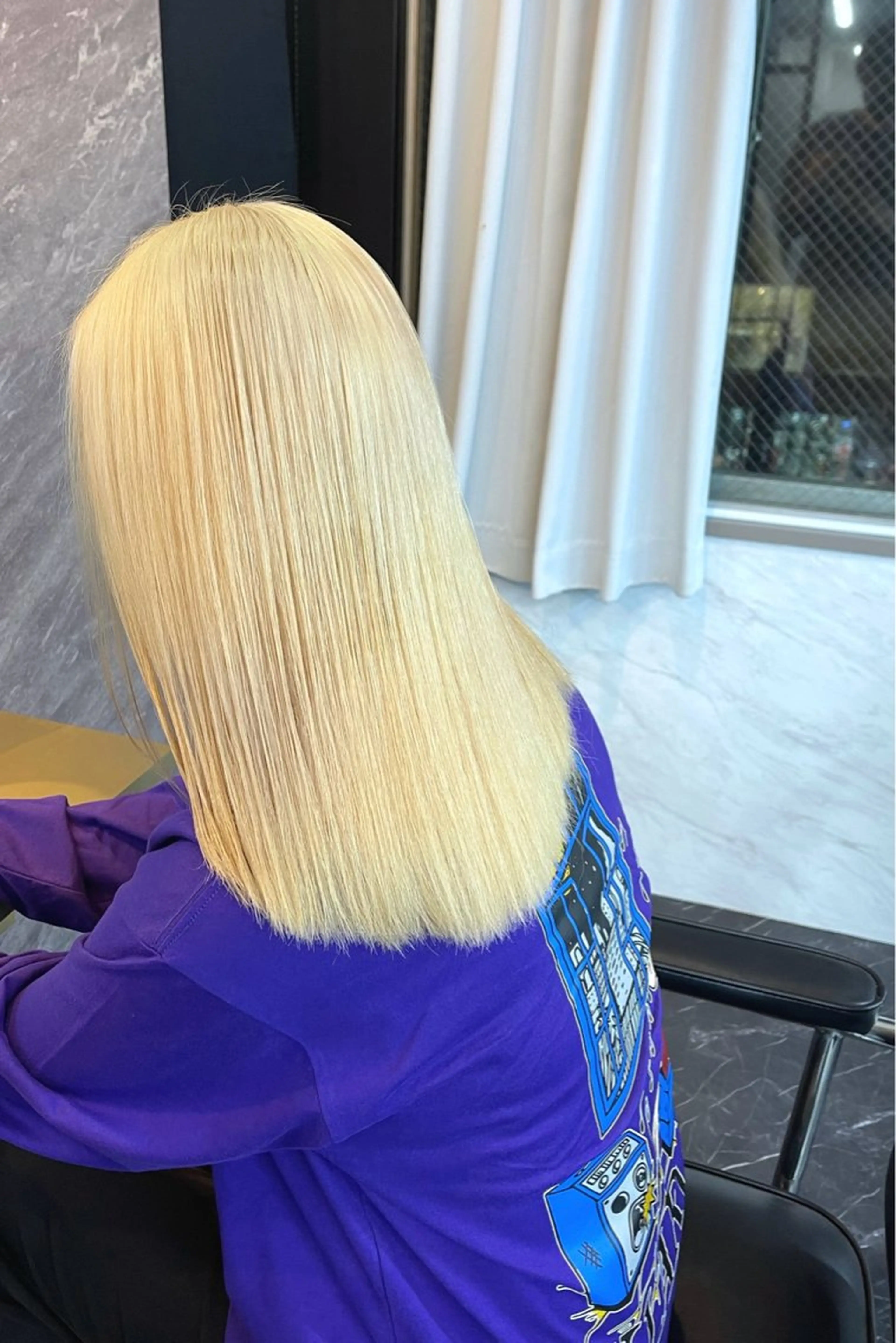 セミロング カラー ヘアカラー トリートメント 髪質改善/堀江 ケアカラーtoshiのヘアスタイル