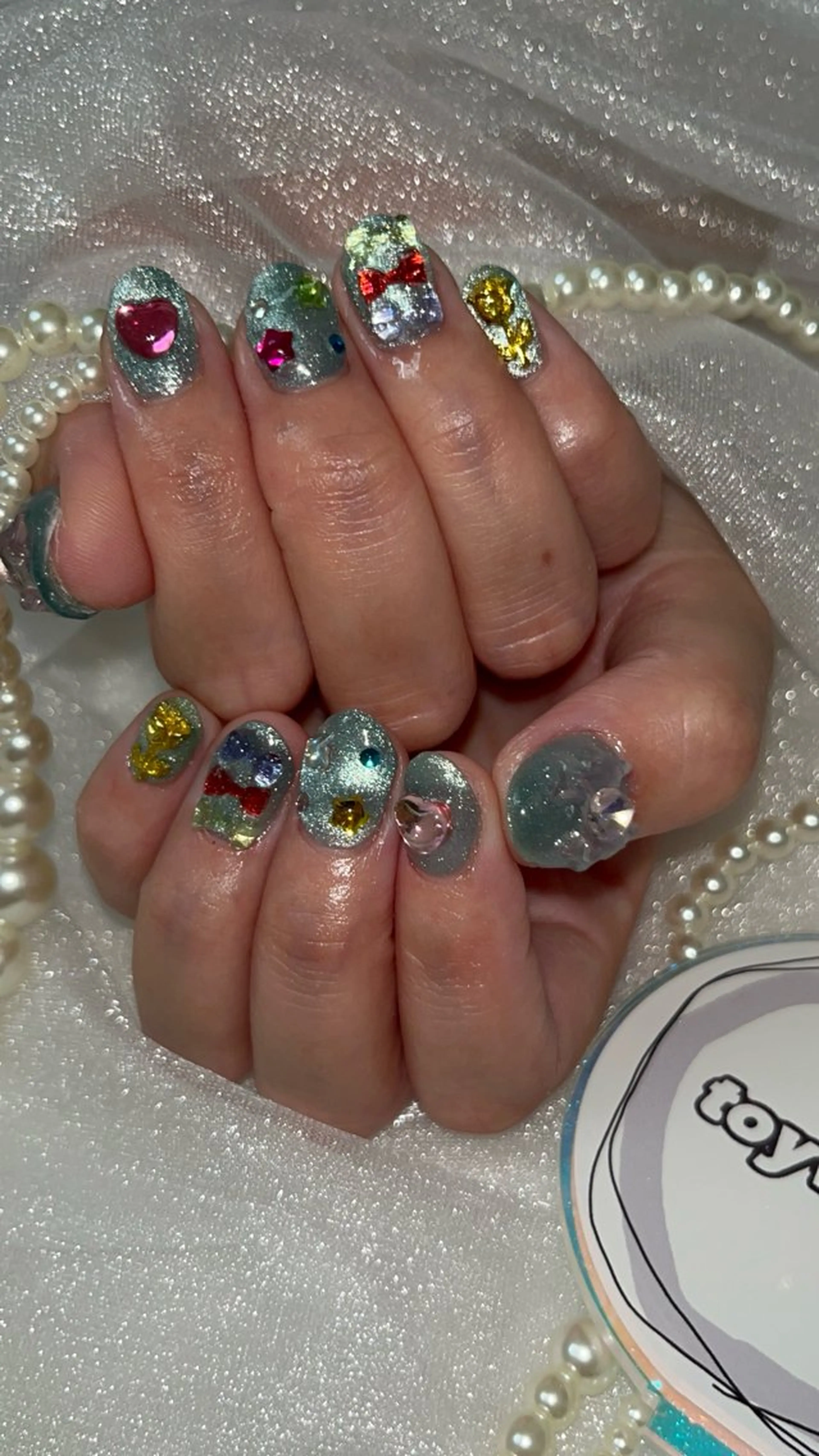 ネイル マグネットネイル ハンドネイル kairi Toyvenailのネイルデザイン