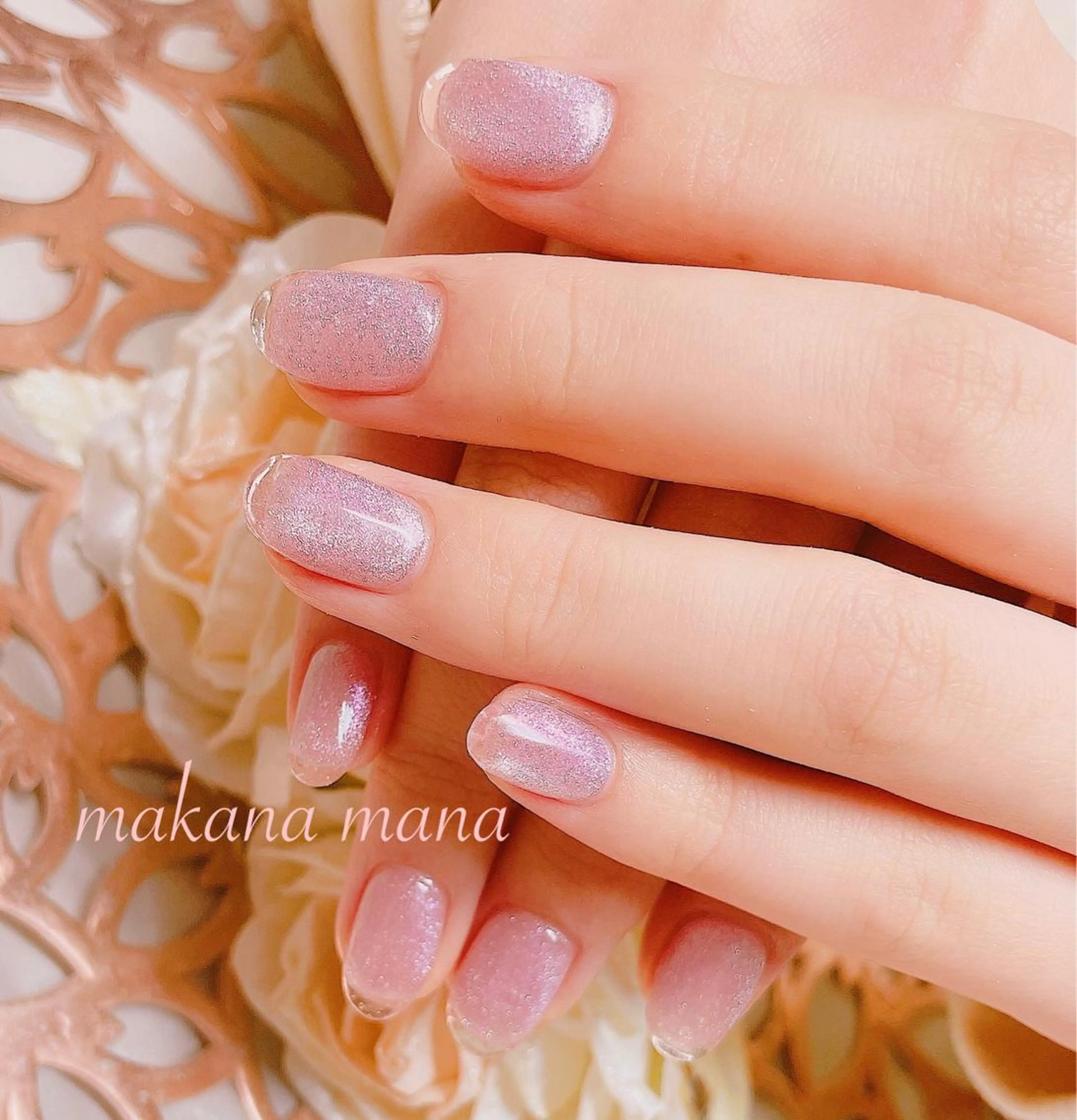 ネイル クリアネイル フレンチネイル Makana Manaのネイルデザイン