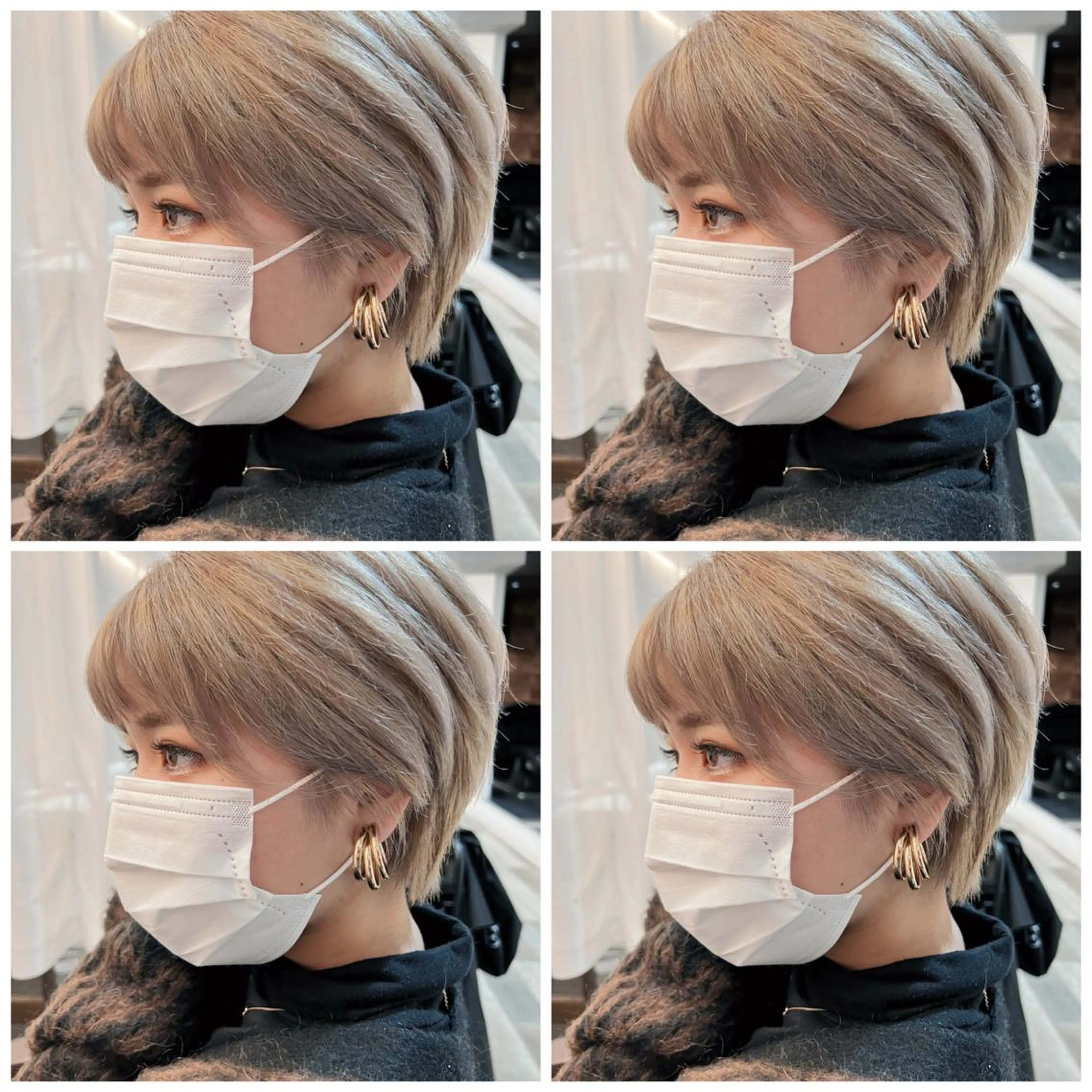 ショート カラー 心斎橋メンズサロン リベルテグリットのヘアスタイル