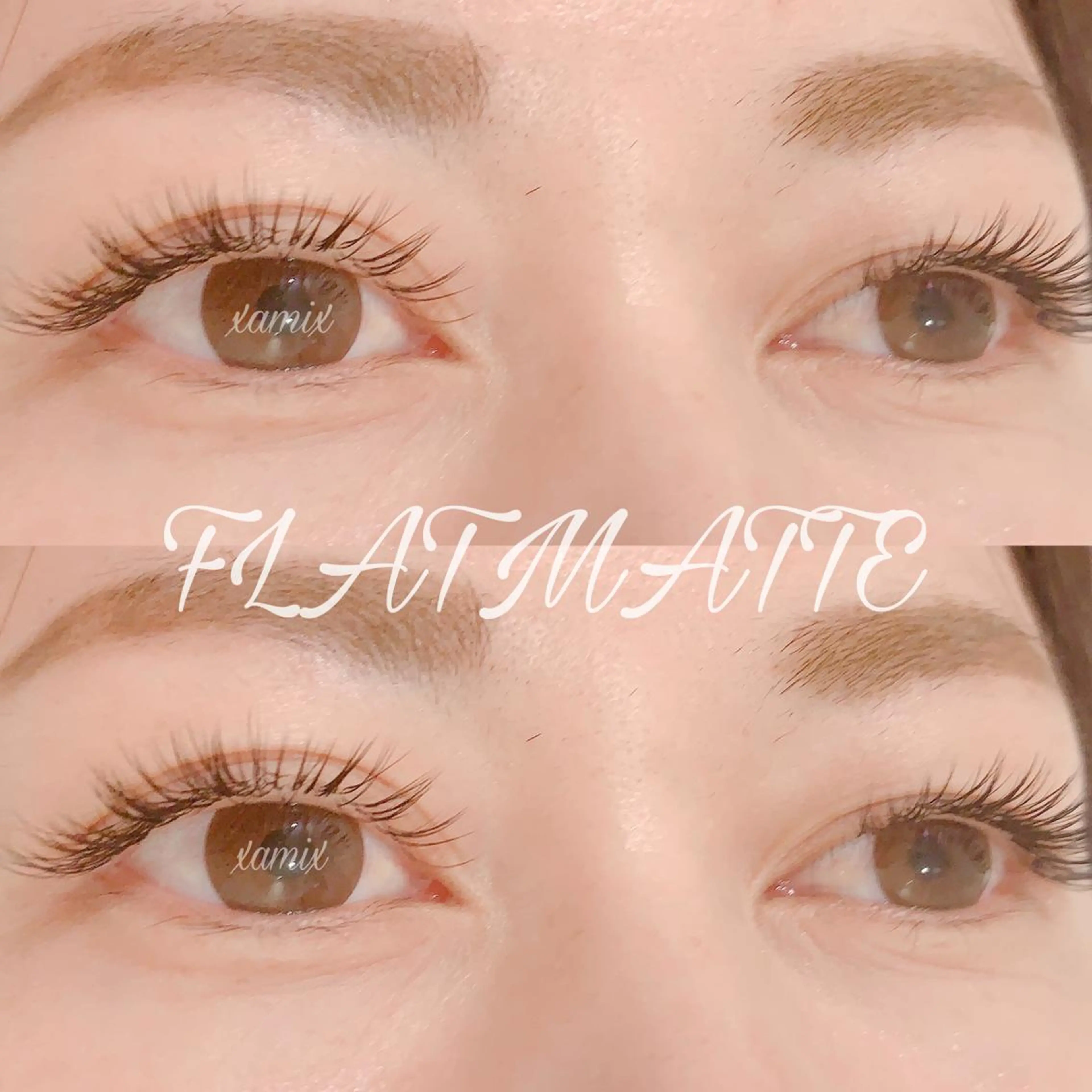 【ご新規様】(オフ・コーティング込)フラットラッシュ80本まで♡ ≫ ¥4500の写真