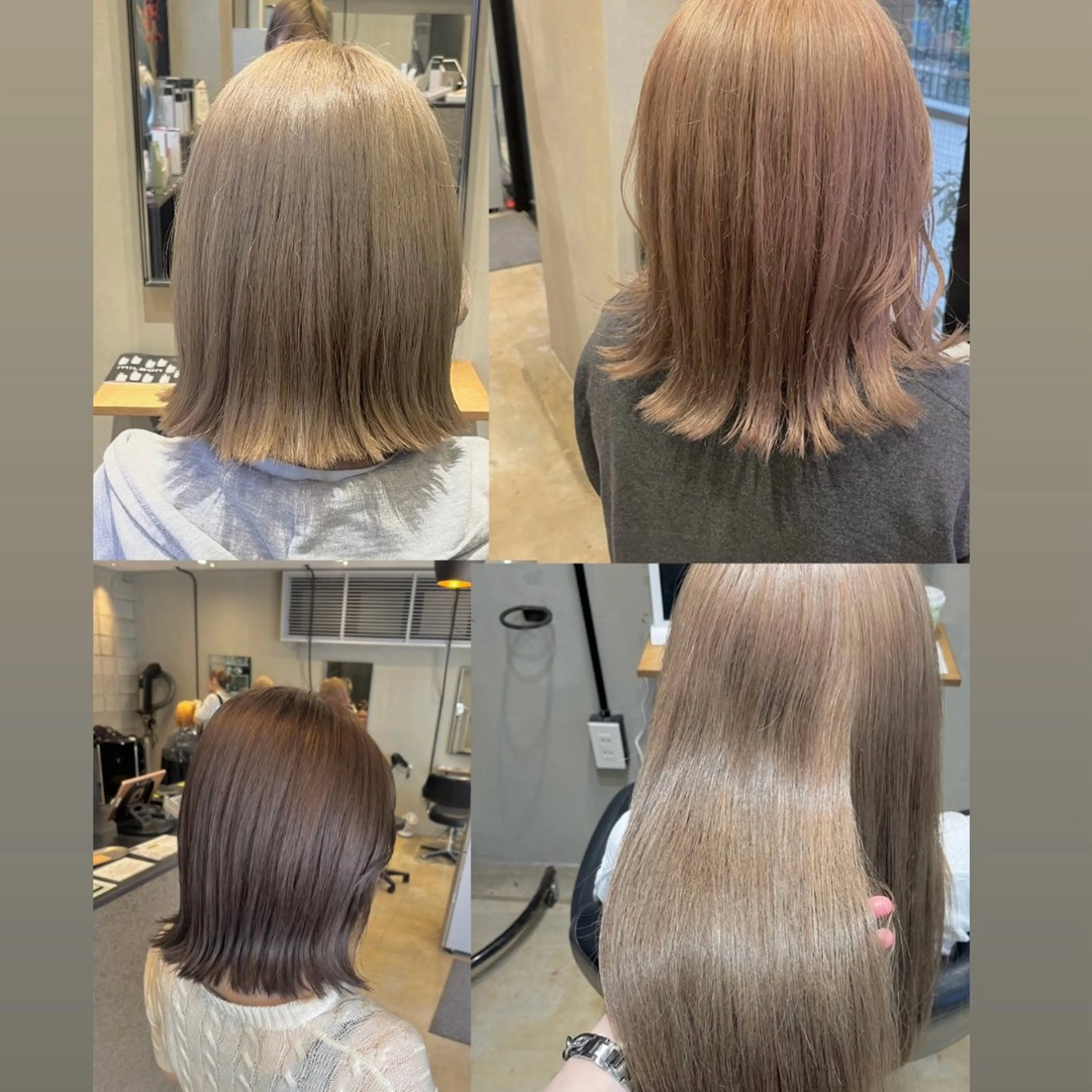 ミディアム カラー ブリーチ みわ/博多 ブリーチ/メンズヘアのヘアスタイル