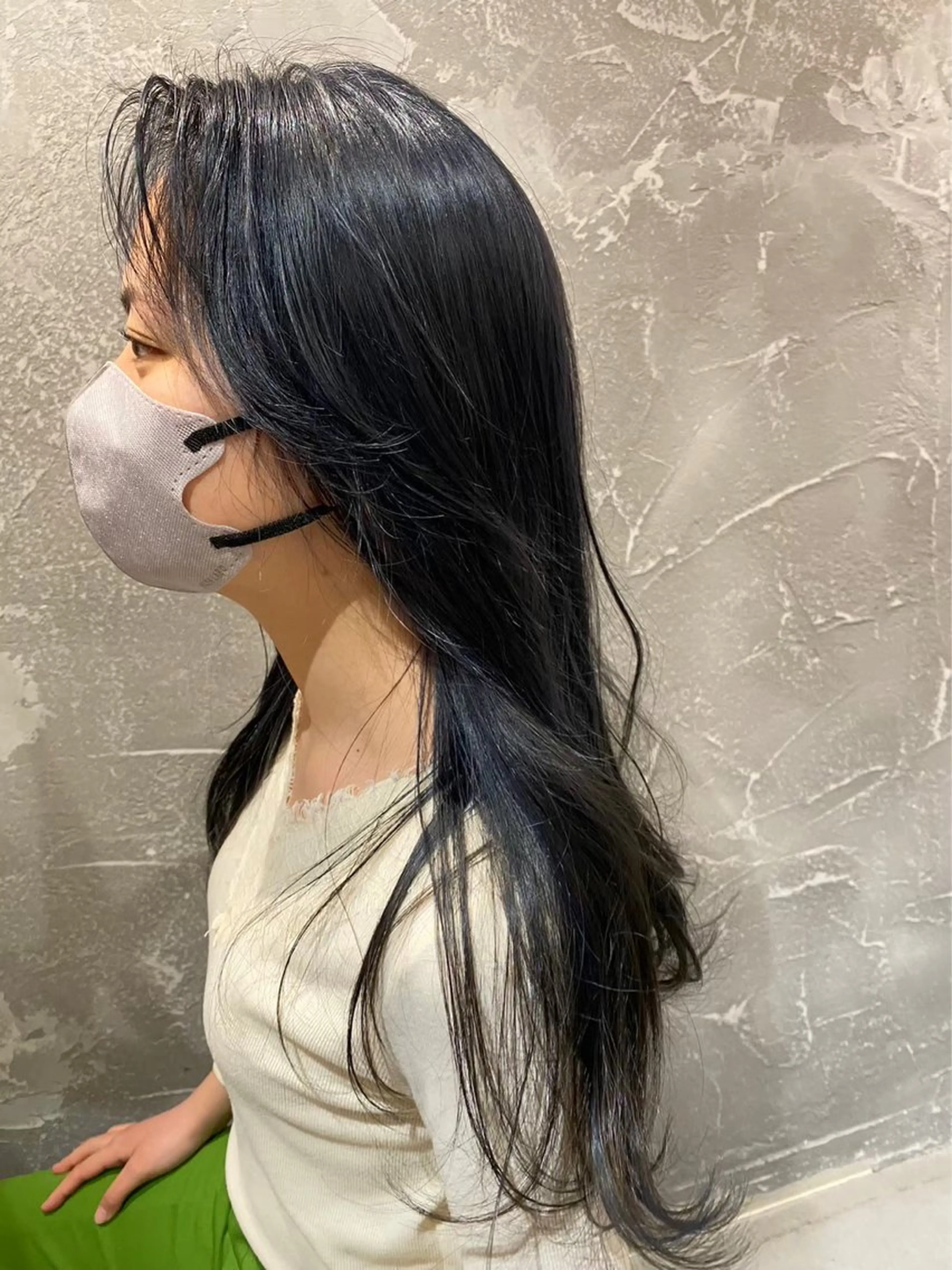 ロング カラー トリートメント 石井 大空のヘアスタイル