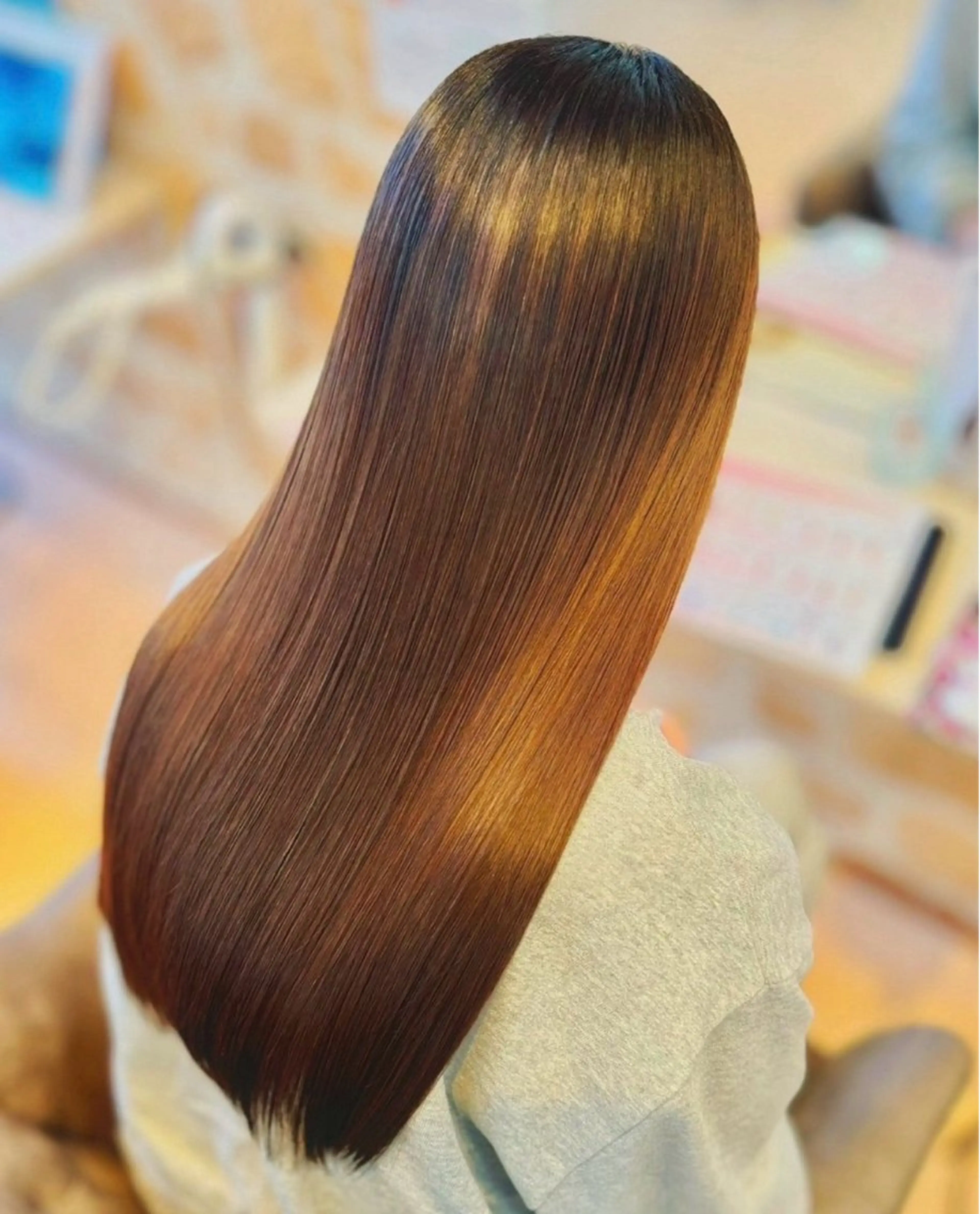 ロング 髪質改善 トリートメント 縮毛矯正 トリートメント 浜松/透明感カラー 🌼菅沼愛梨🌼のヘアスタイル