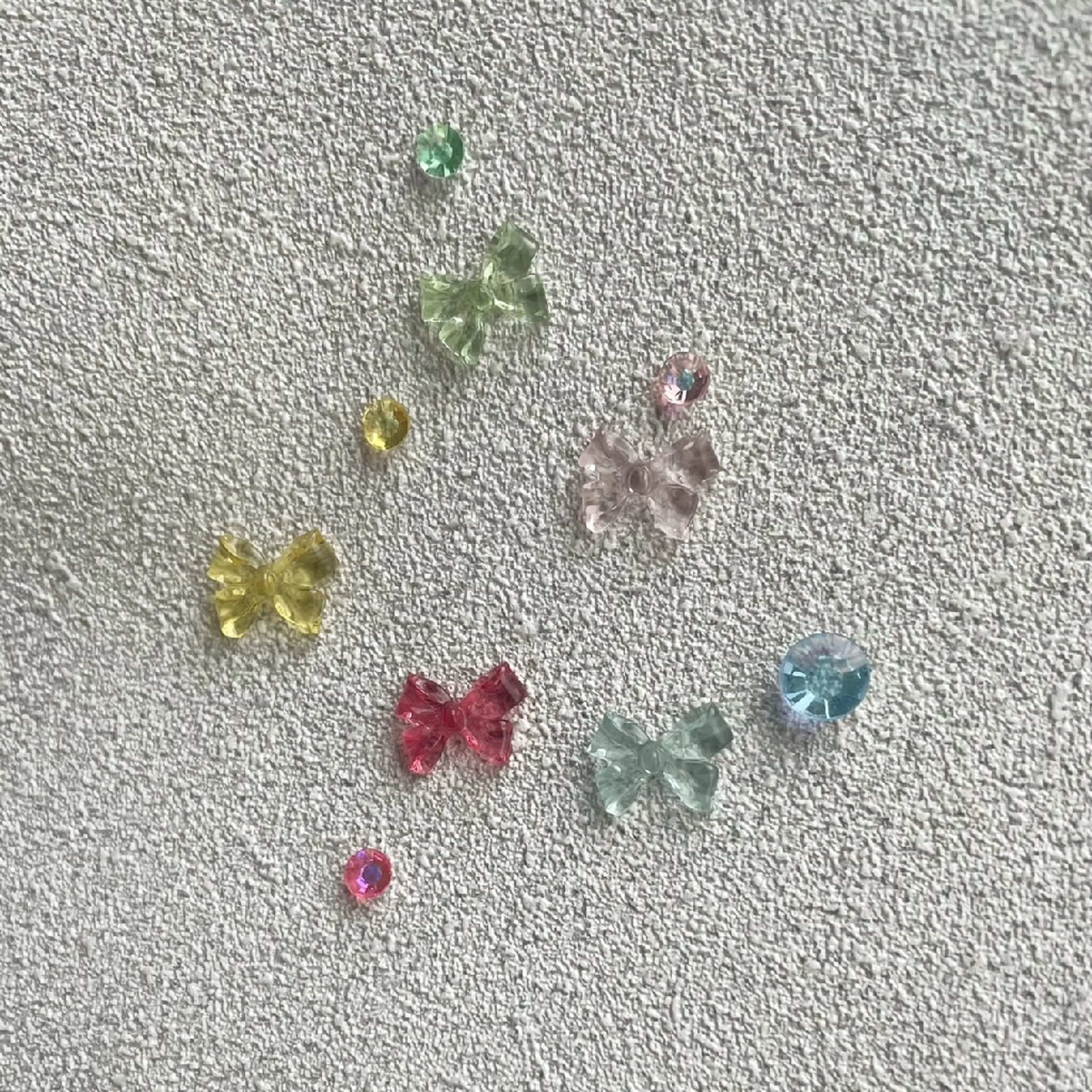 ネイル クリアネイル リボン ハンドネイル Giverny .のネイルデザイン