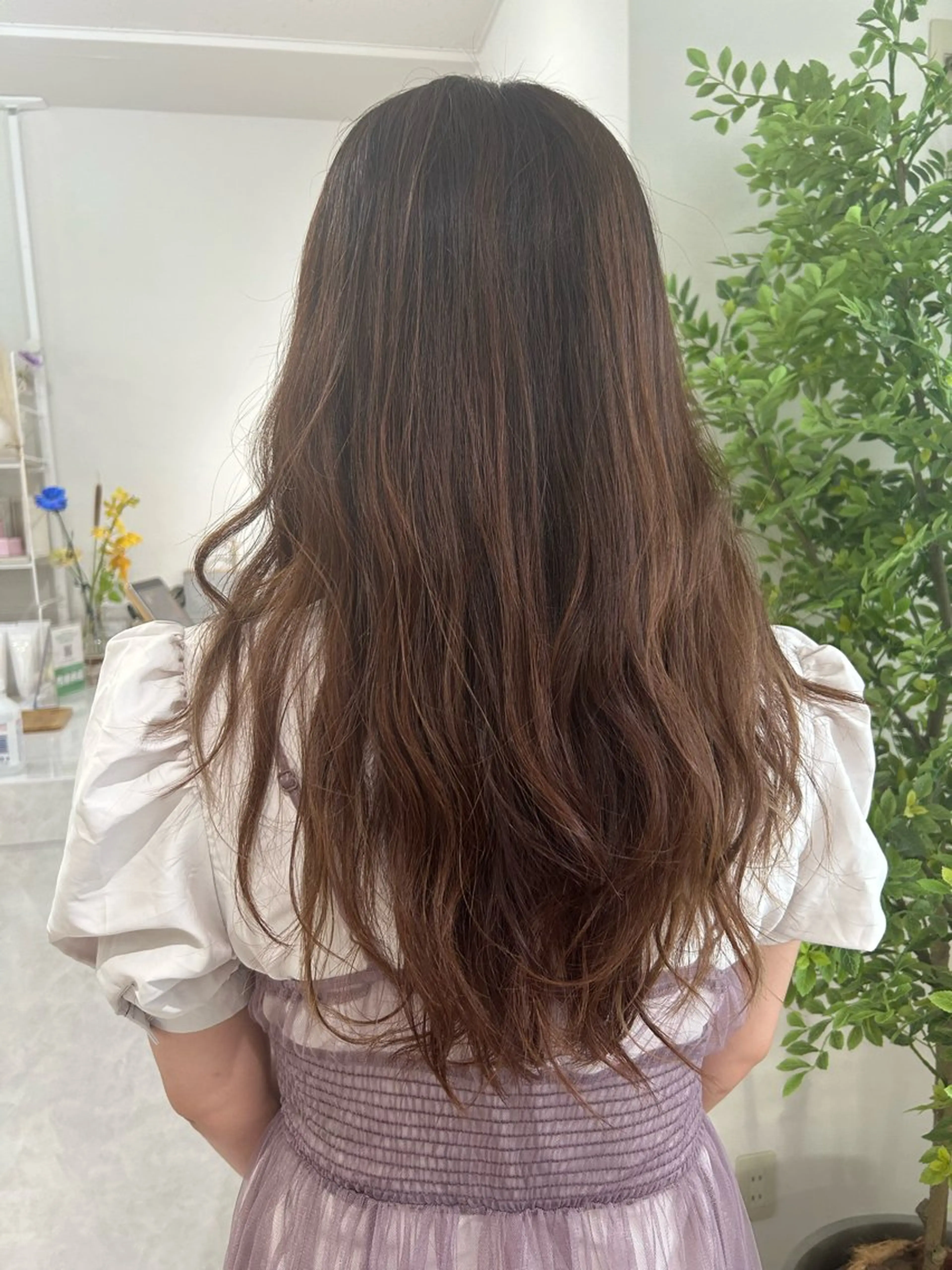 ロング カラー 💙まこと💙艶 カラー(Rico)のヘアスタイル
