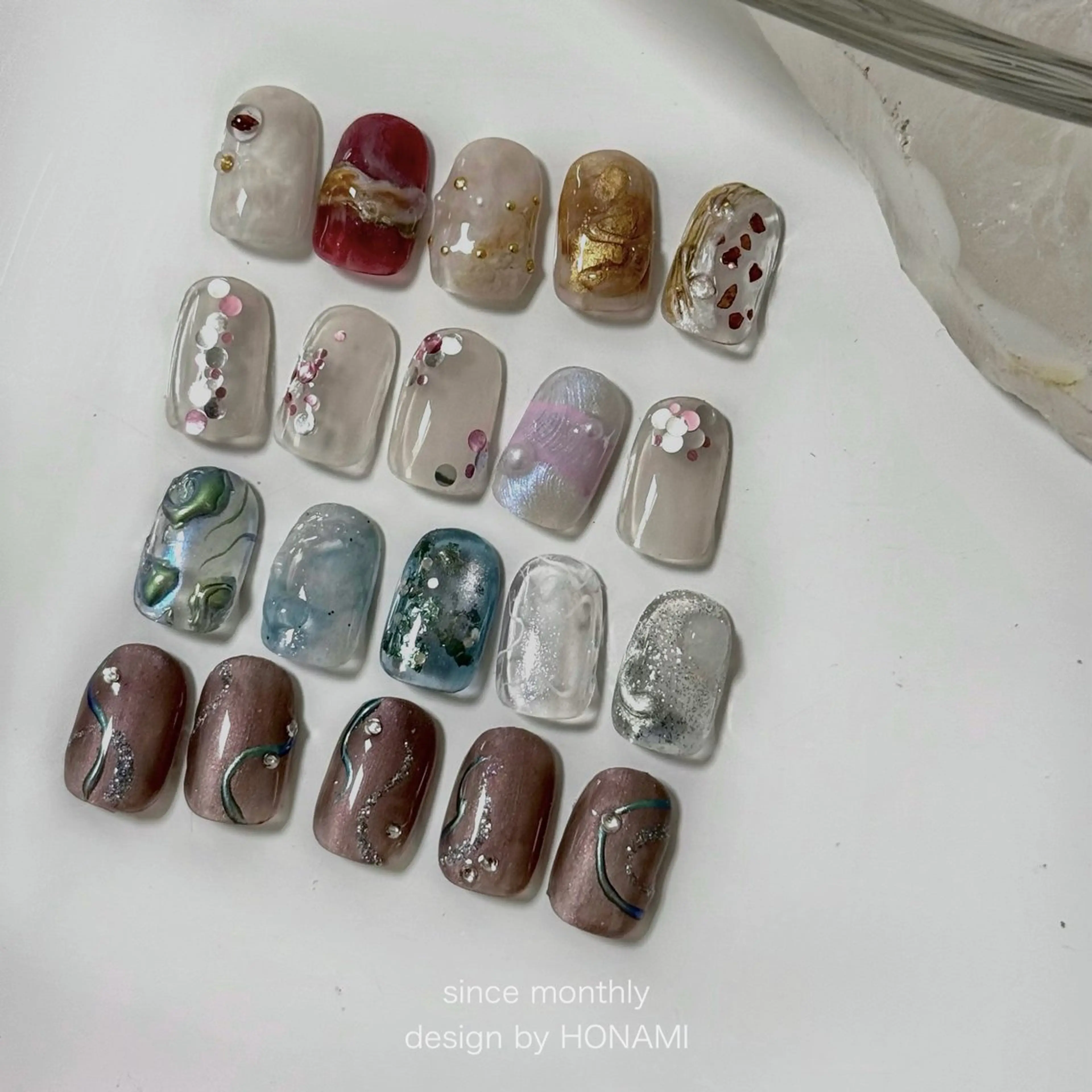 ネイル ニュアンスネイル HONAMI パラジェル専門店のネイルデザイン