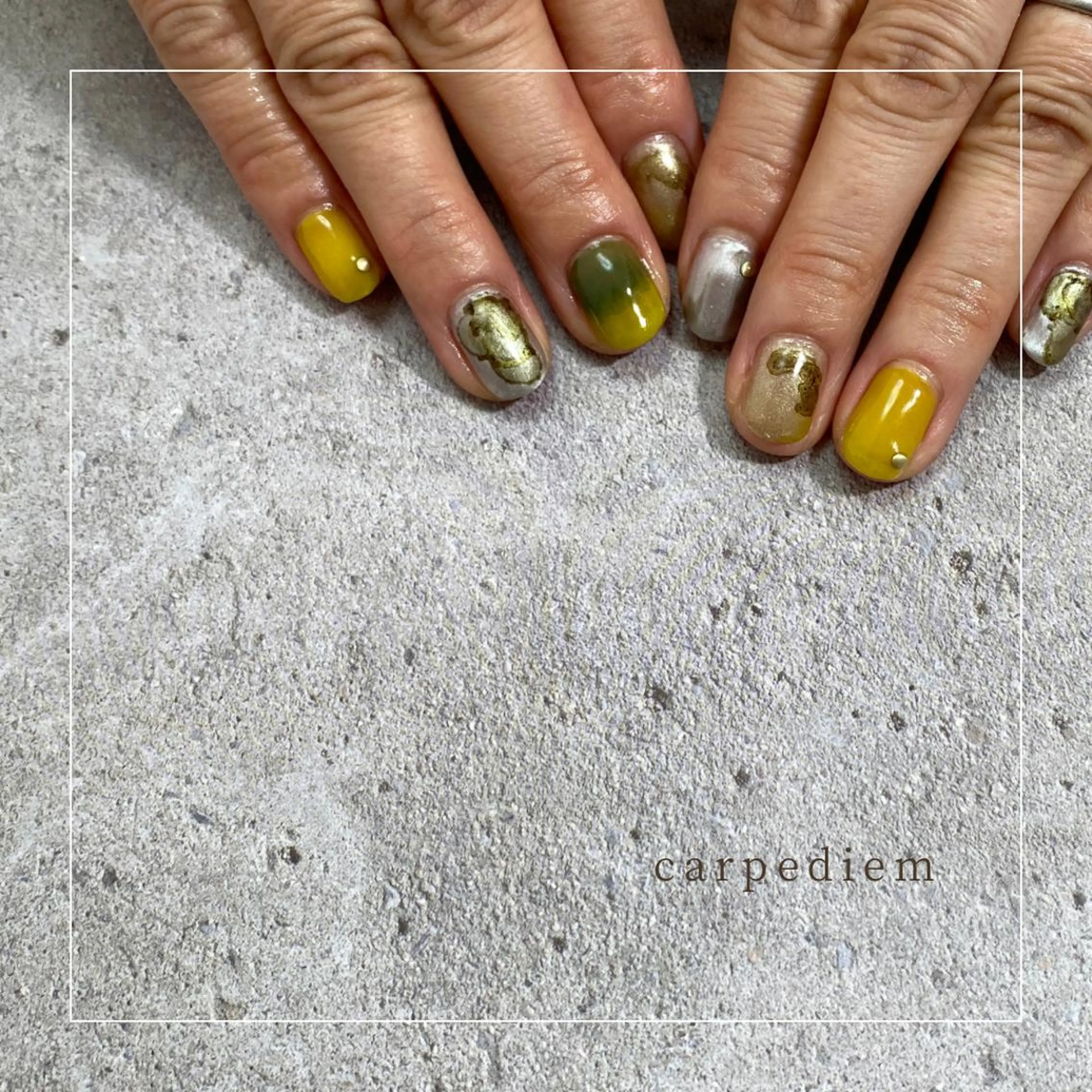 ネイル 城東区ネイルサロン carpediemのネイルデザイン