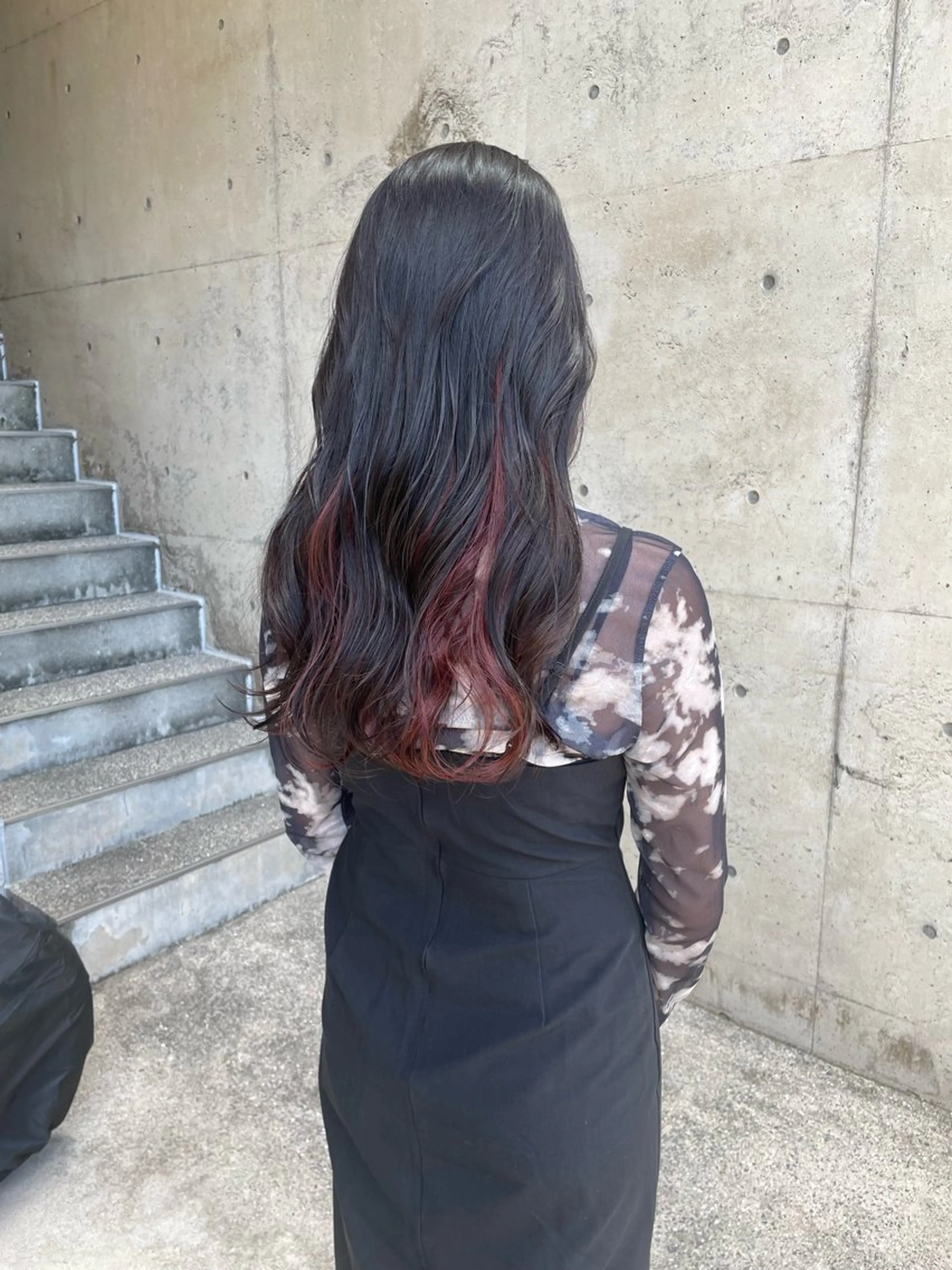 ロング カラー 日高 香織のヘアスタイル