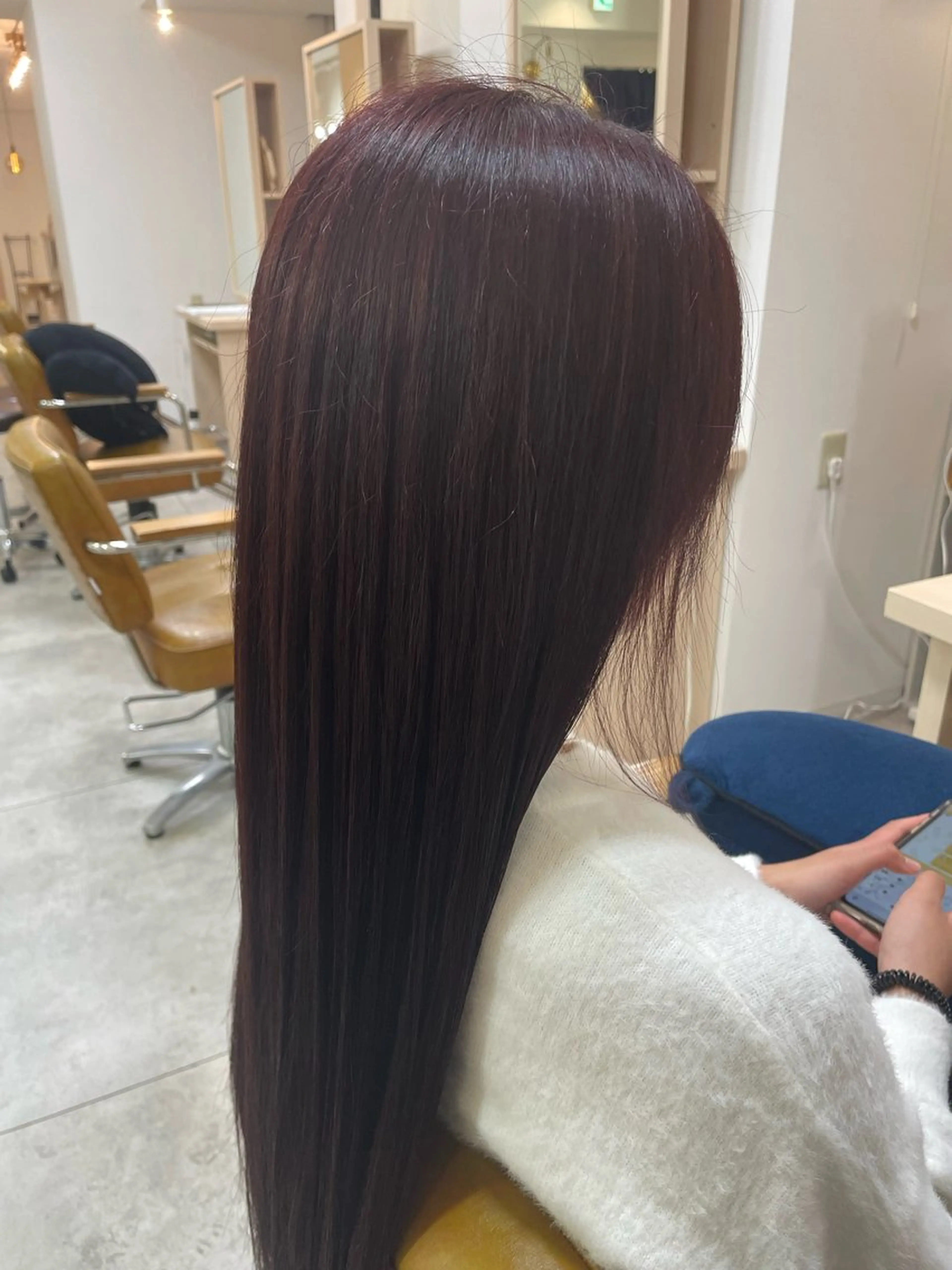 カラー レッドカラー メンズモデル/金山・ 栄美容院/田口流名のヘアスタイル