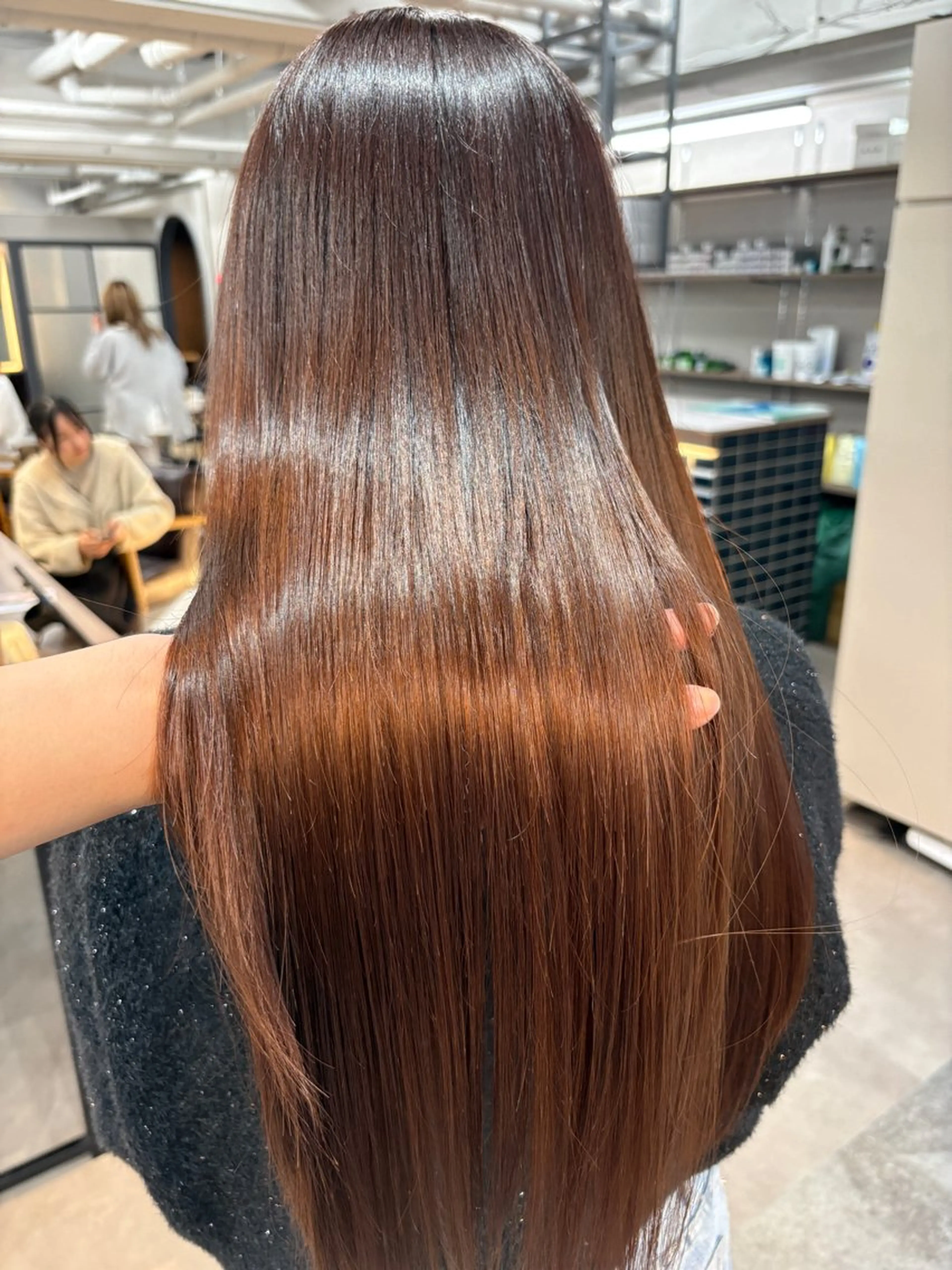 セミロング 髪質改善 ヘアカラー 💎艶髪／美髪特化 世麗💎のヘアスタイル