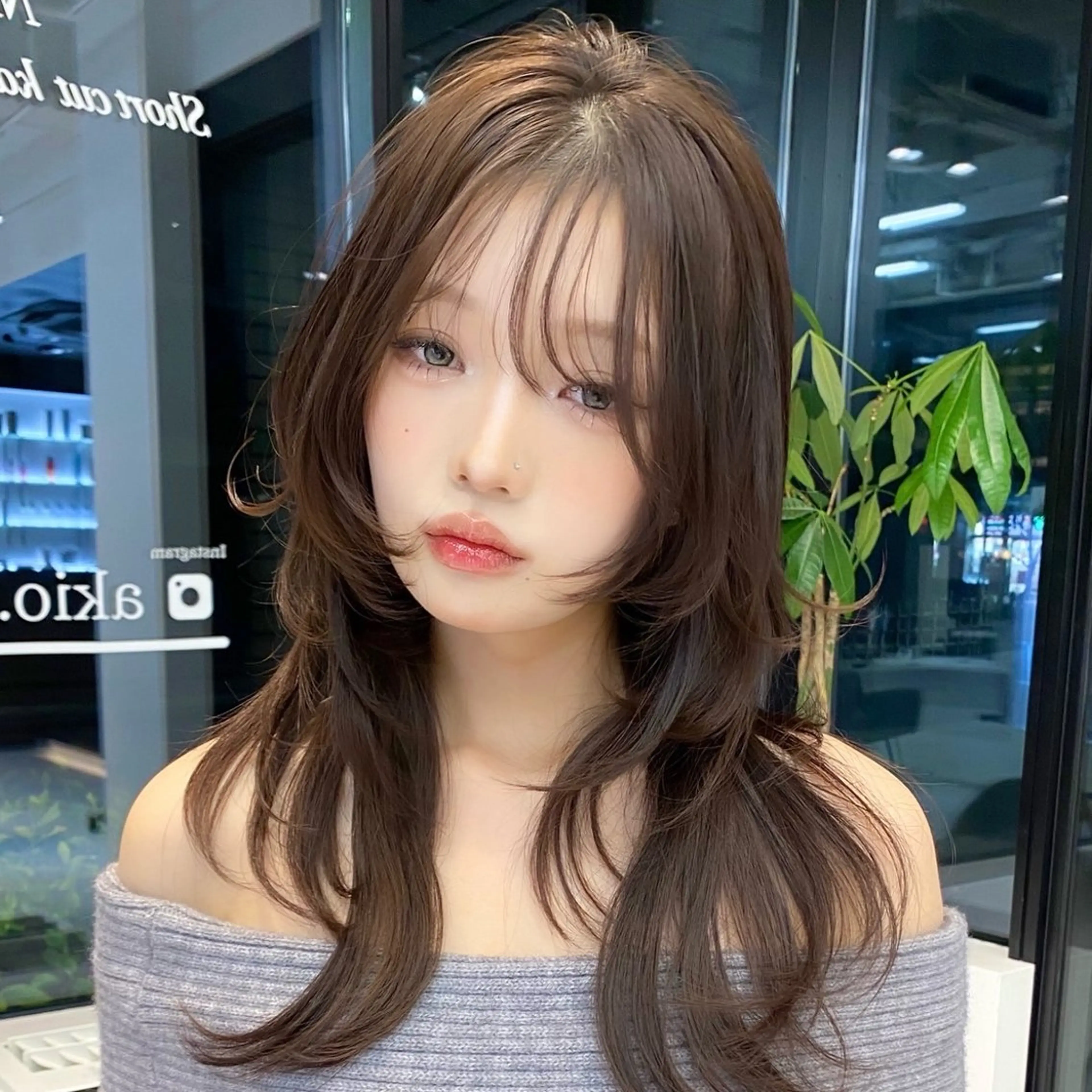 ロング 堺 健人のヘアスタイル