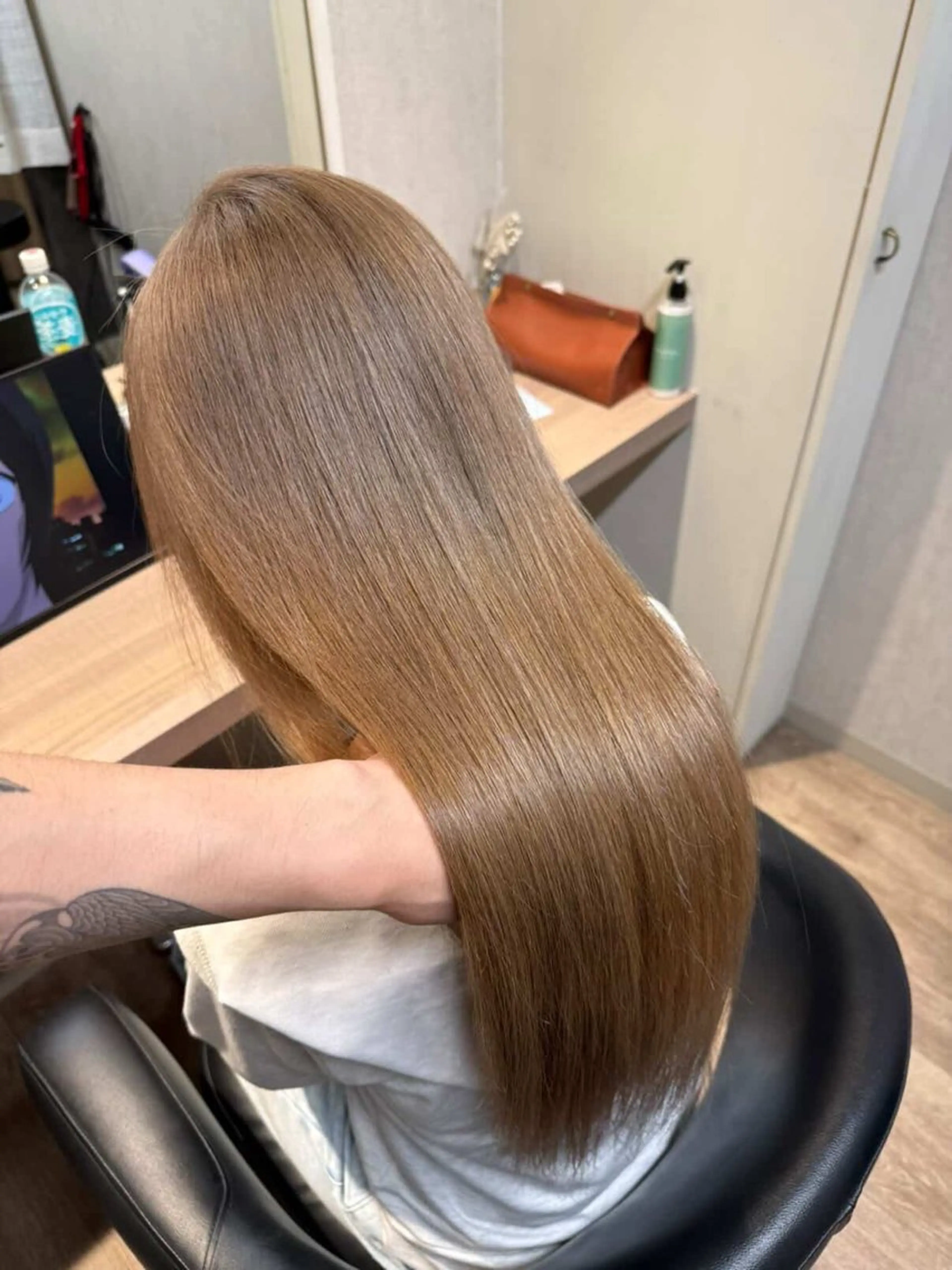 ロング カラー ヘアカラー トリートメント ANDIAMO SAKAE✩楓のヘアスタイル