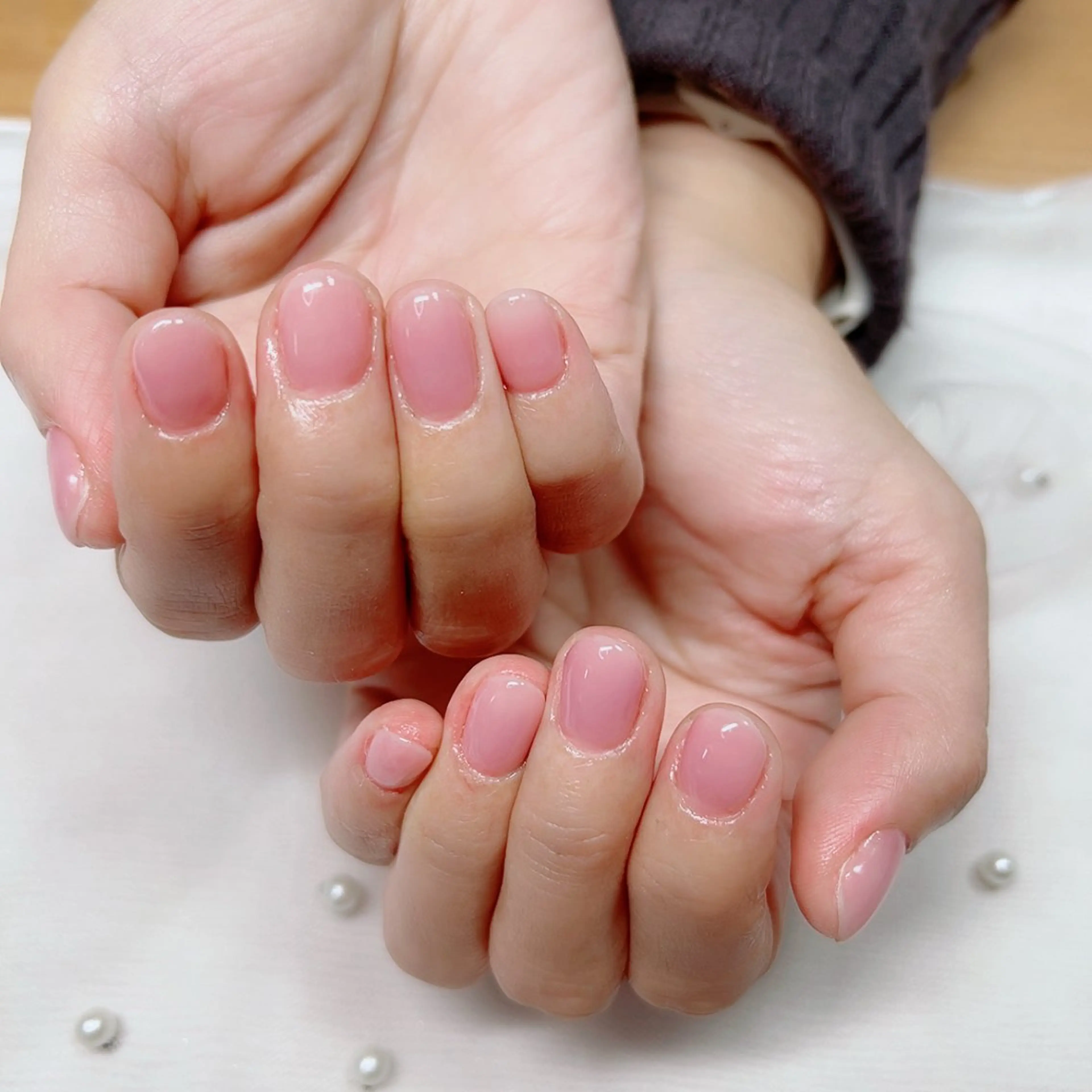 ネイル オフィスネイル ワンカラーネイル シンプルネイル Cute Tips nailのネイルデザイン