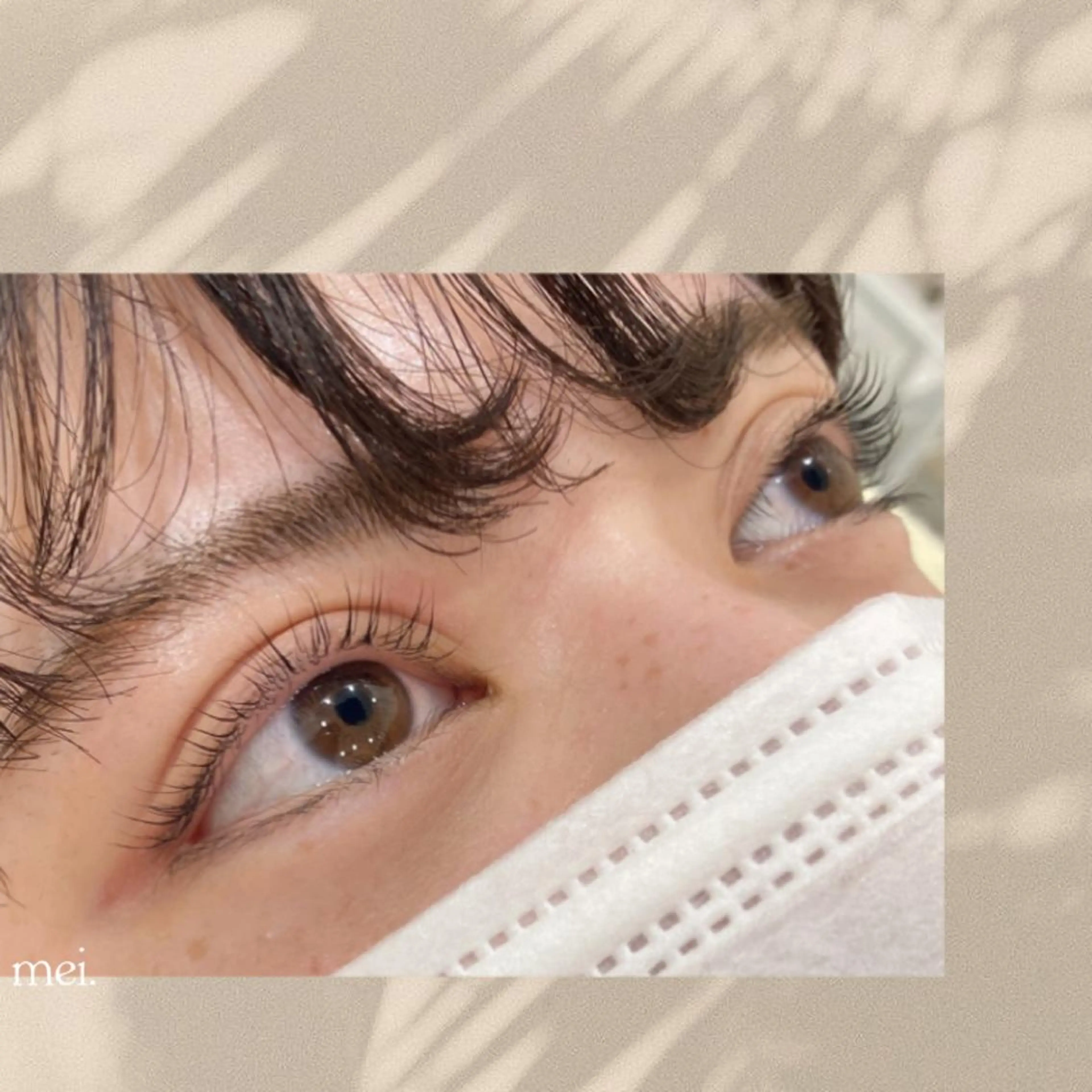 マツエク・マツパ 一重×まつ毛パーマ 大坪 芽依のマツエク・マツパデザイン