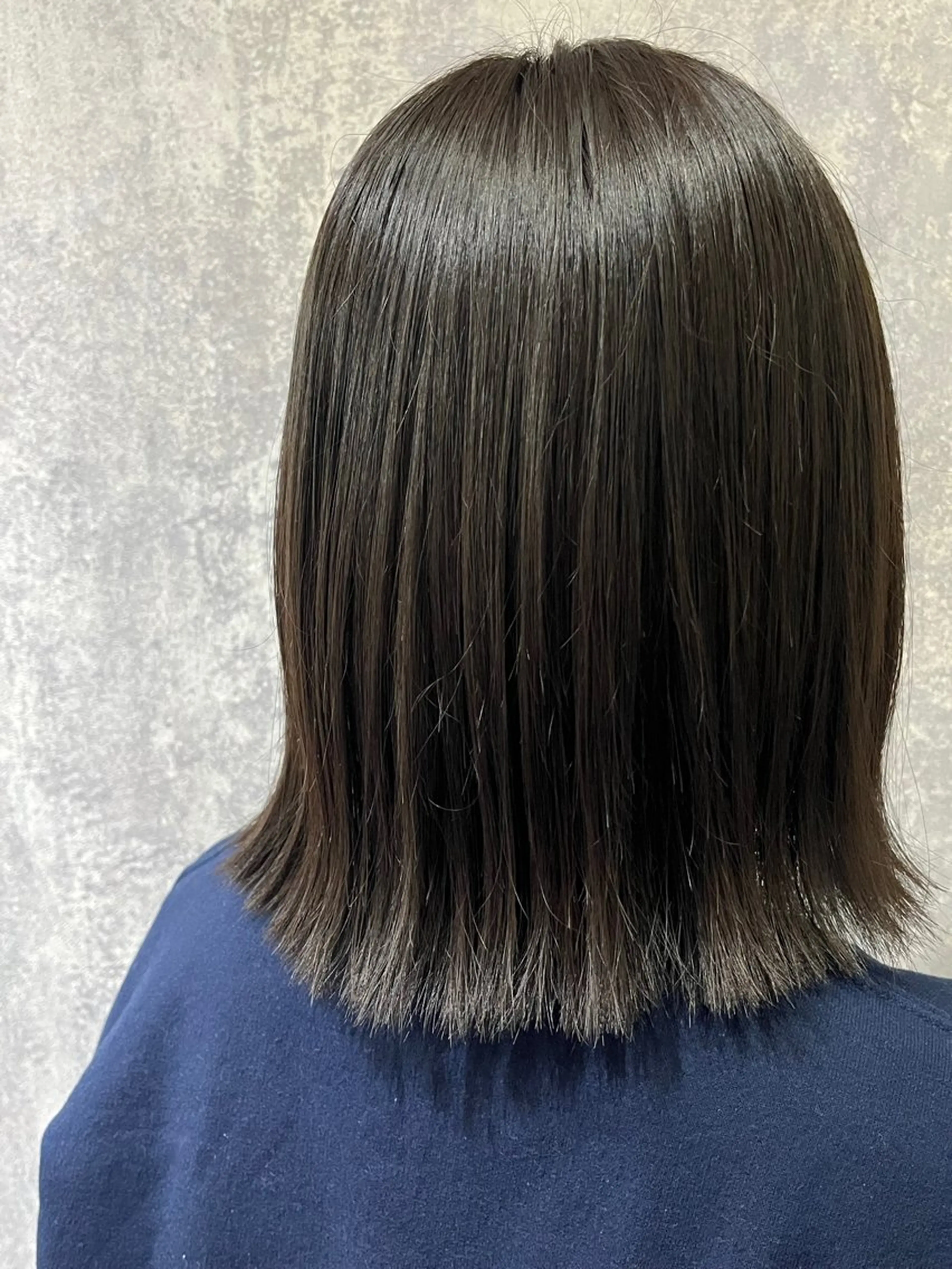 ミディアム 似合わせカット カット ヘアカラー トリートメント nao🎀zina 透明感/艶髪のヘアスタイル