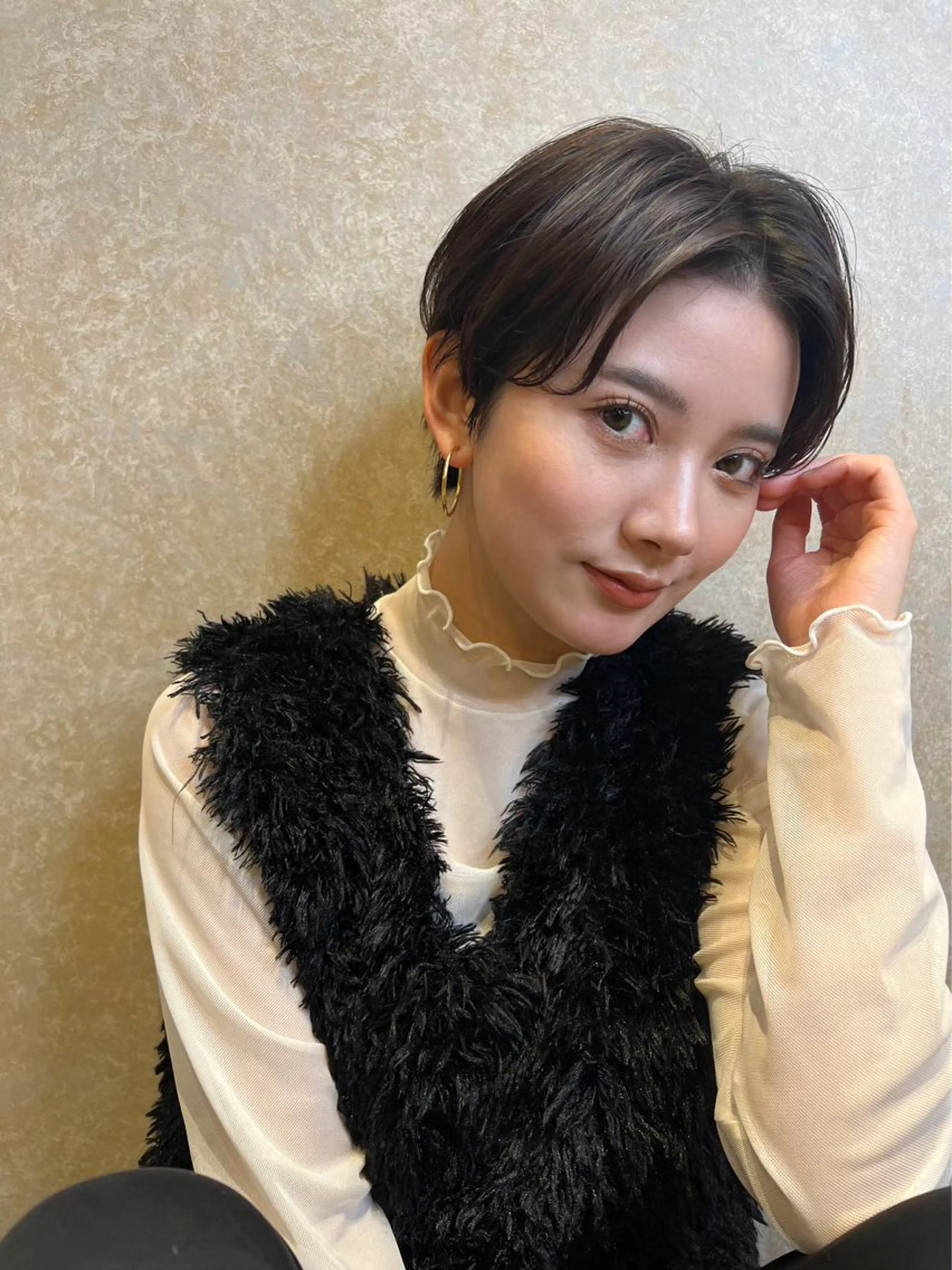 ショート 河野 優希のヘアスタイル
