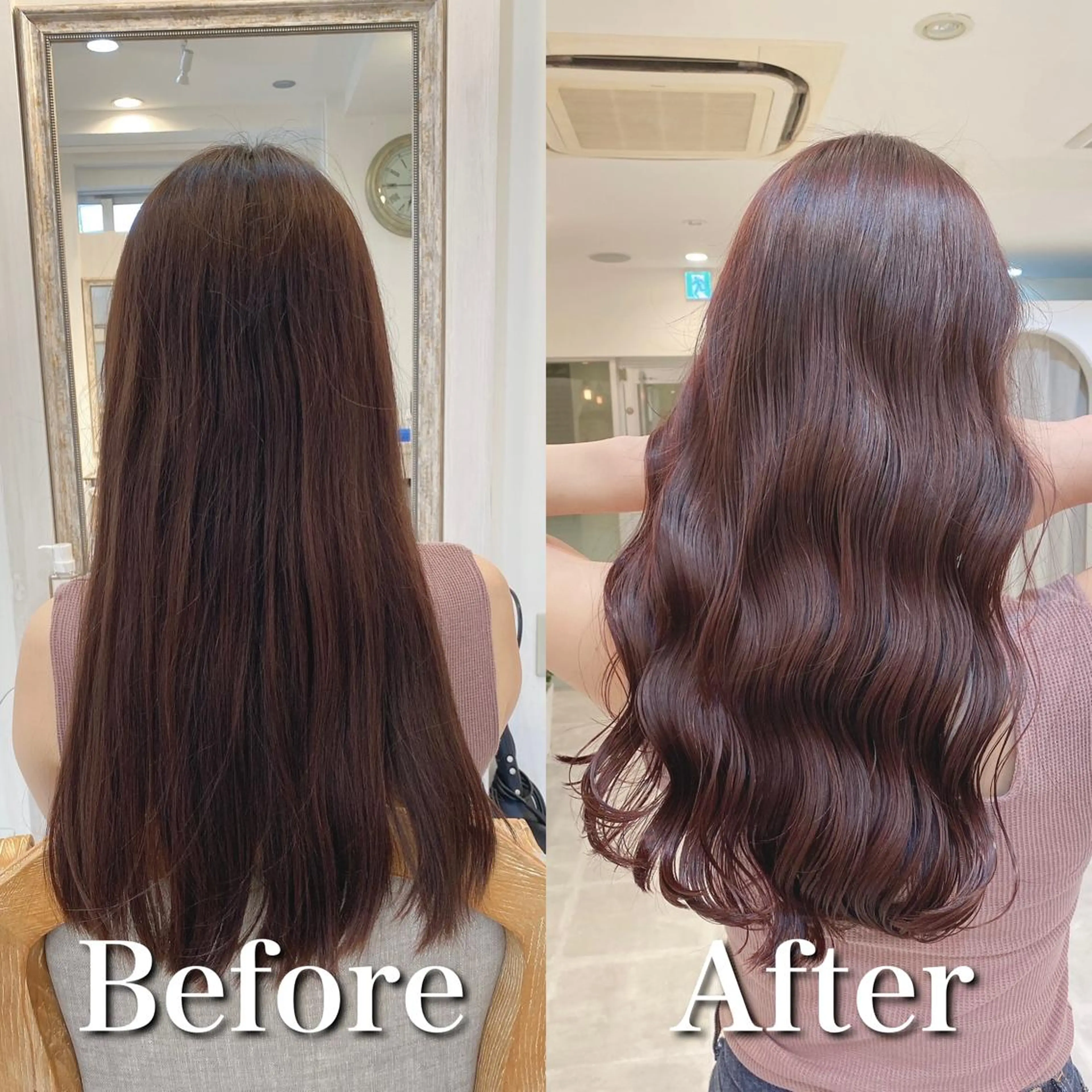 ロング カラー ブリーチ ダブルカラー ハイライトカラー ブリーチなしカラー ハイライト ヘアカラー トリートメント ブリーチなし✨艶髪 カラー𓃲YAGIのヘアスタイル