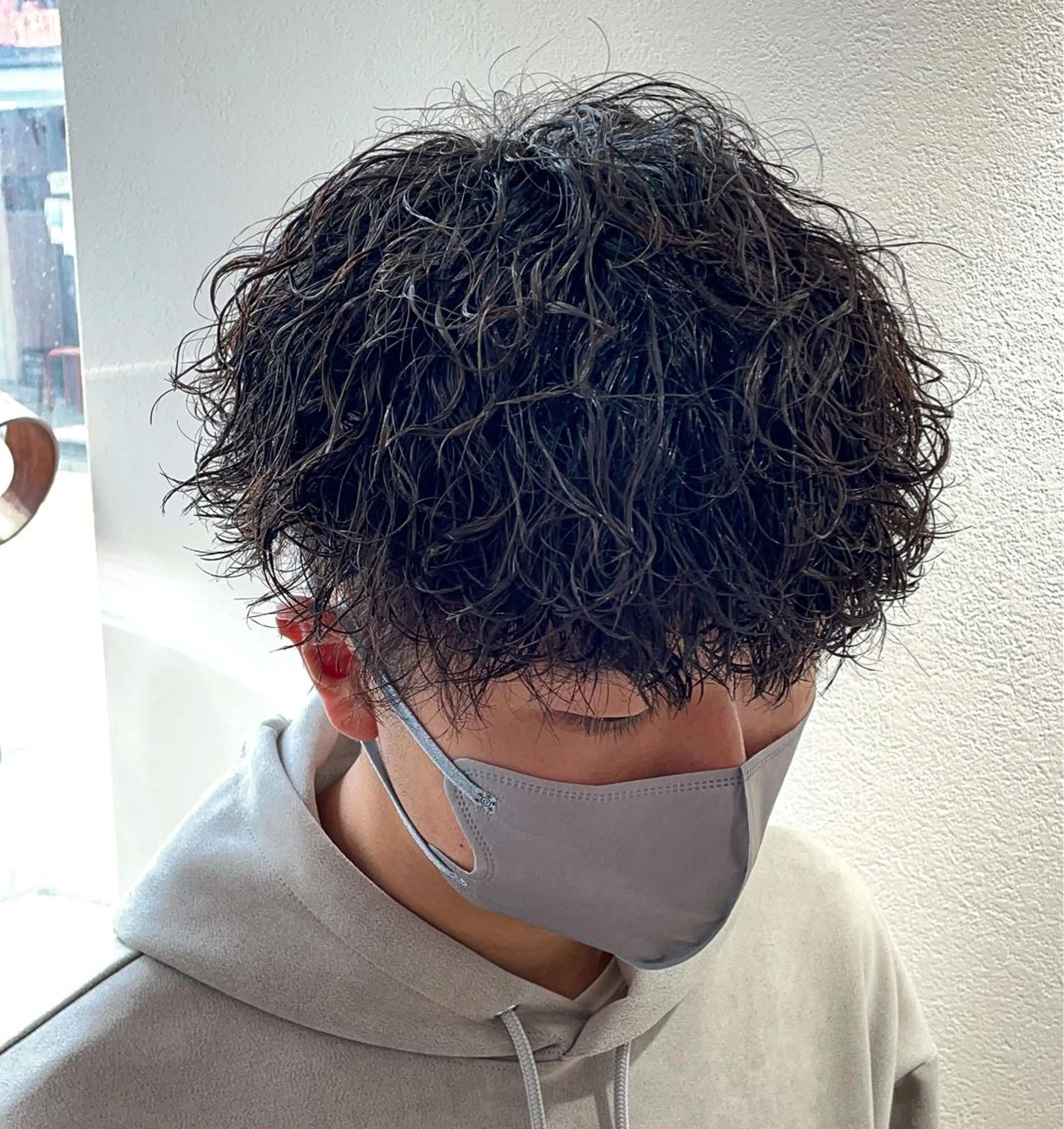 ショート パーマ メンズ カット パーマ トリートメント 【メンズ特化】 池田大成✂︎のヘアスタイル