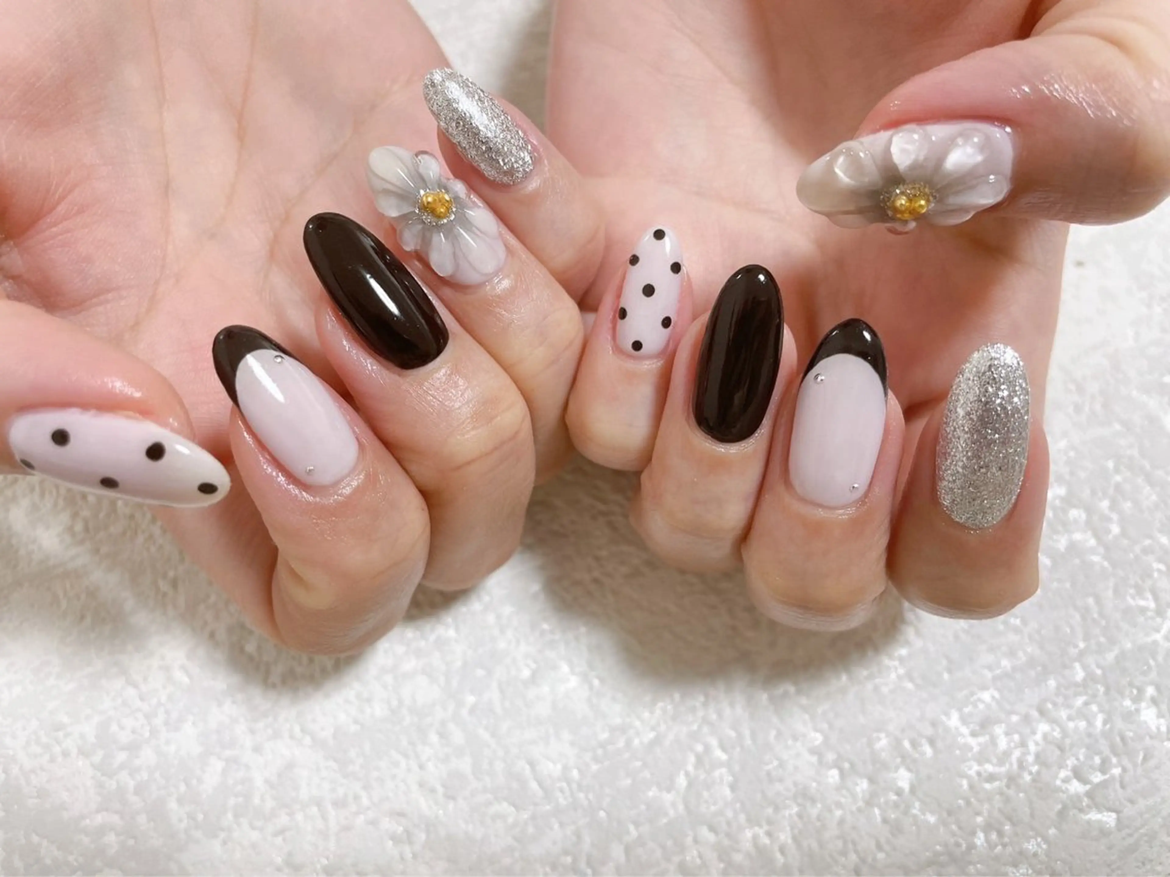 ネイル ジェルネイル 韓国ネイル メンズネイル パラジェル ぷっくりネイル kiki nail たまプラーザのネイルデザイン