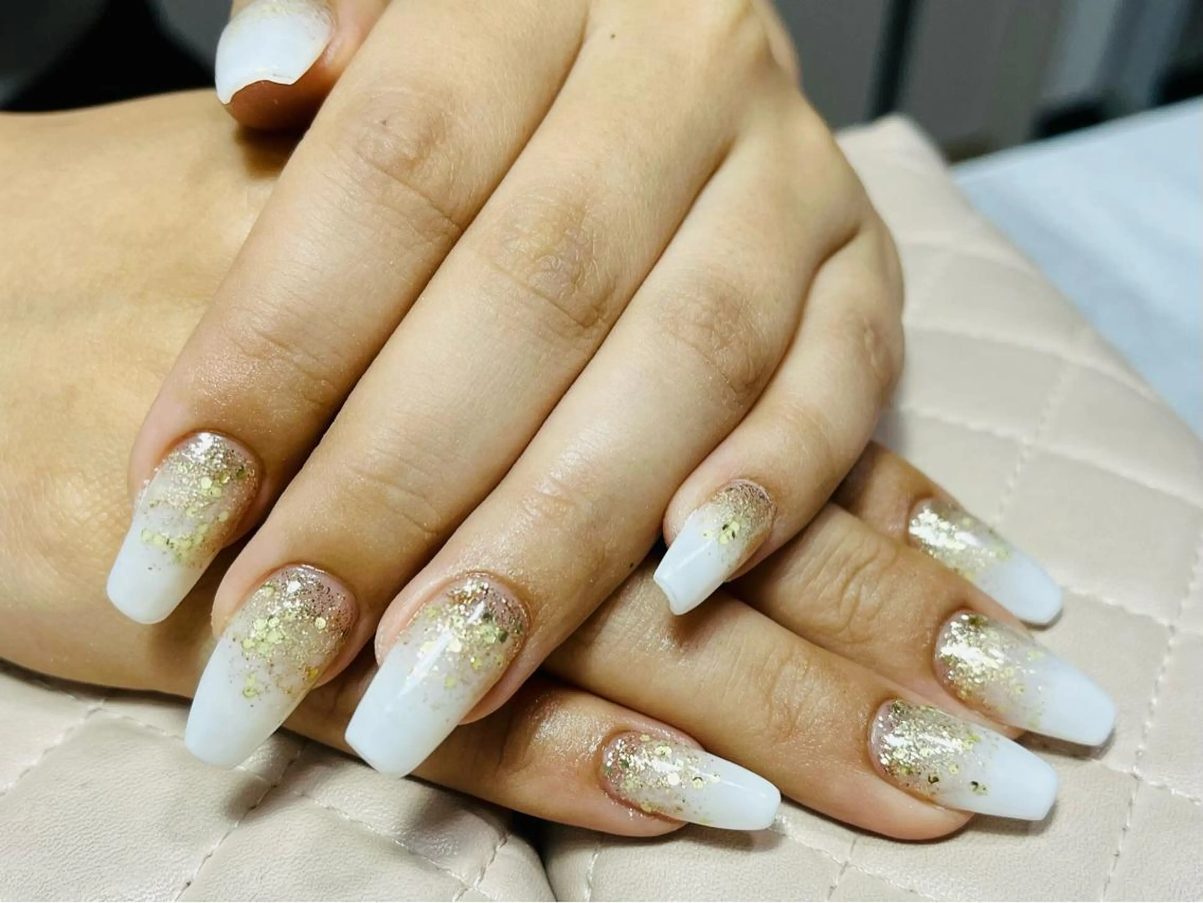 ネイル ハンドネイル goldgleams ちなのネイルデザイン