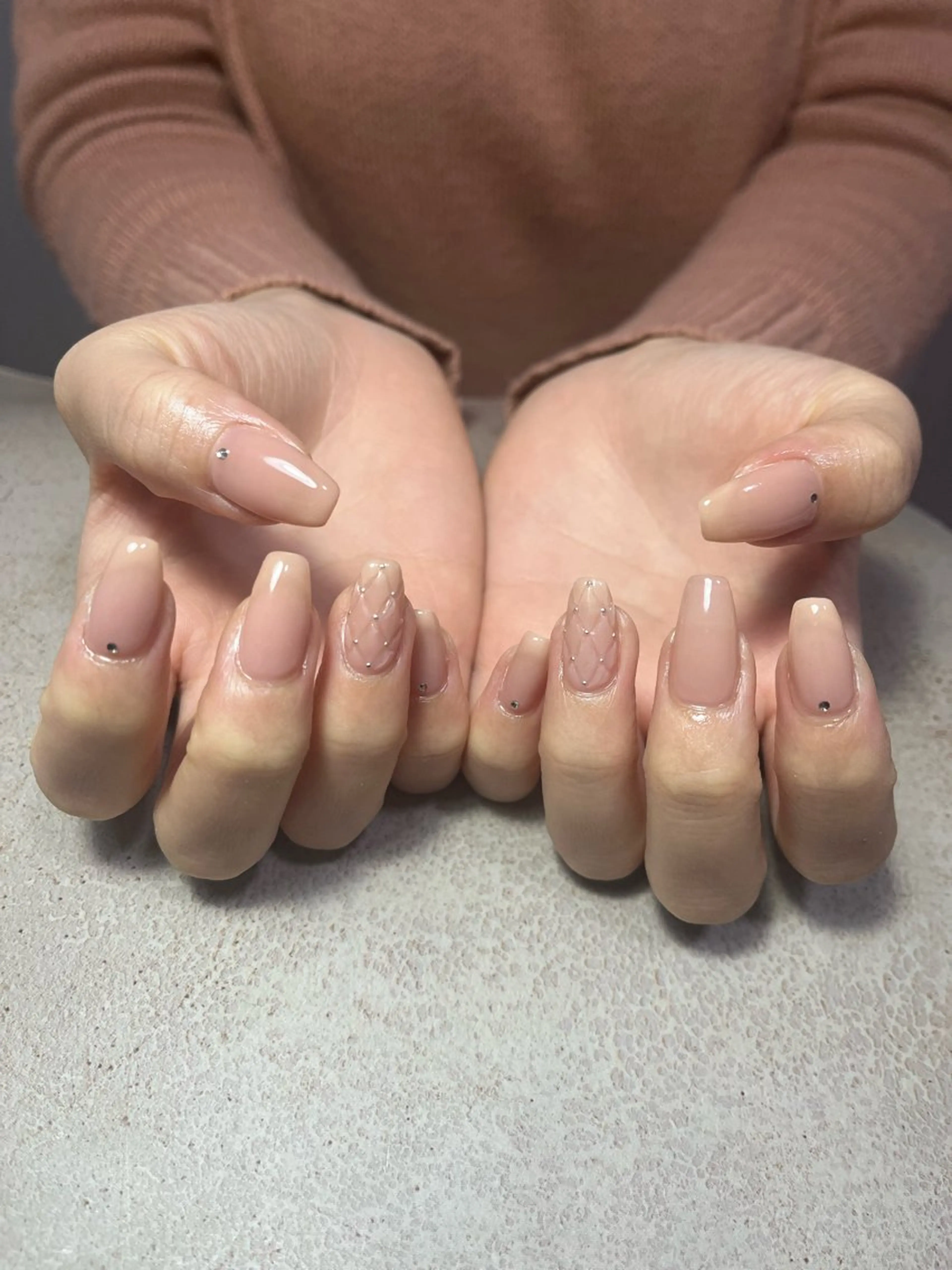 ネイル ハンドネイル goldgleams ちなのネイルデザイン