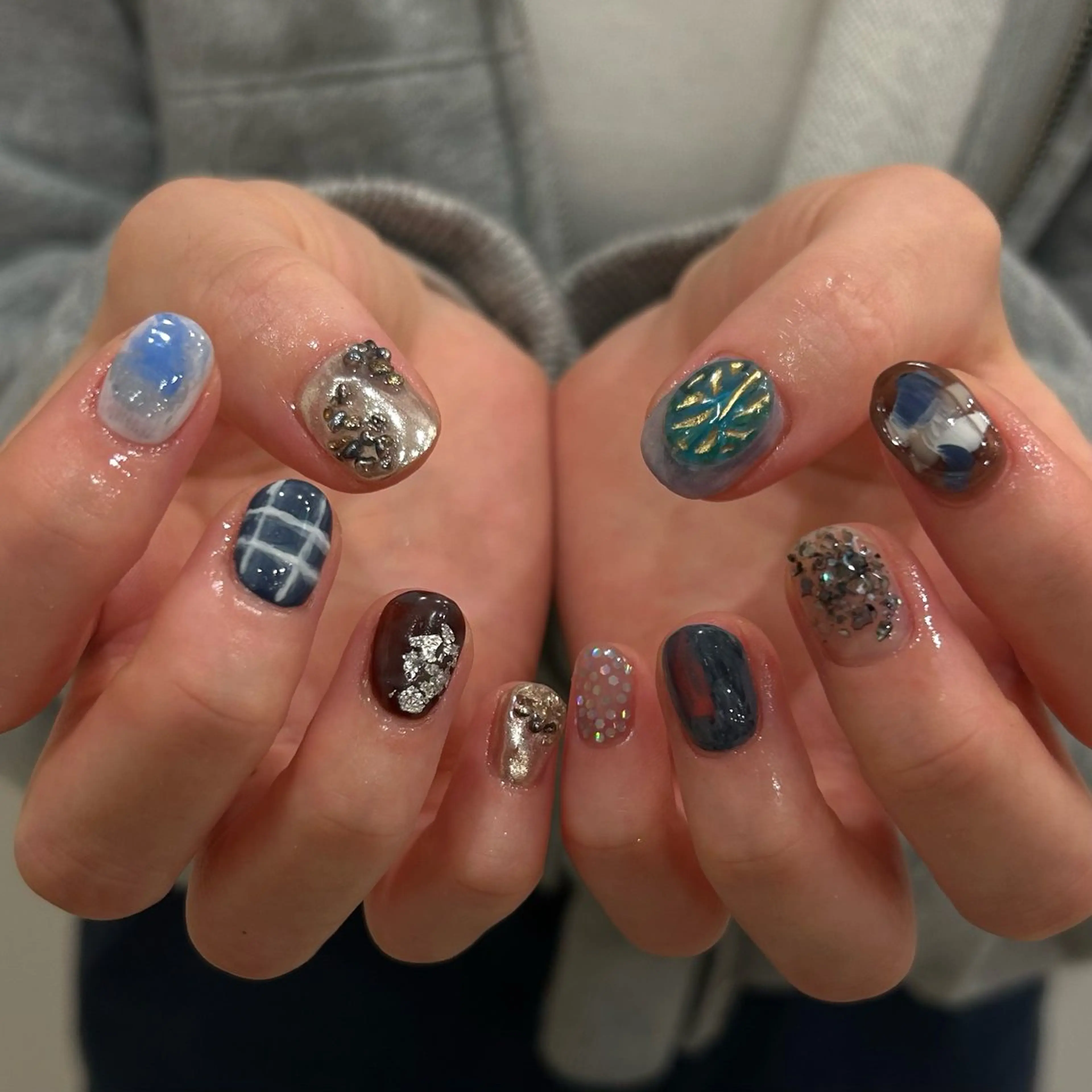 ネイル ハンドネイル ハンドケア 個性派ネイル シノのネイルデザイン