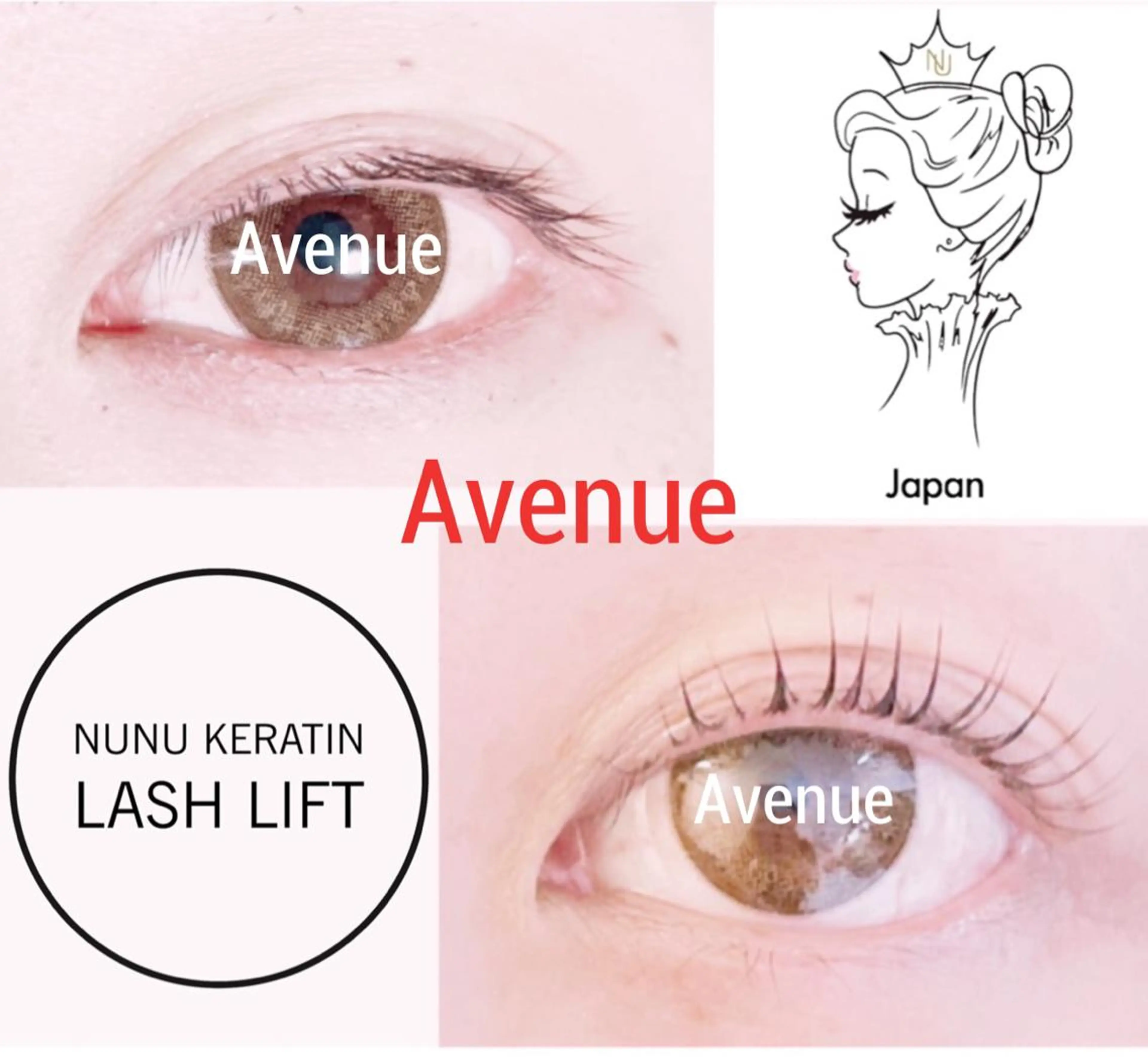 マツエク・マツパ 韓国風マツエク Avenue Ayaのマツエク・マツパデザイン