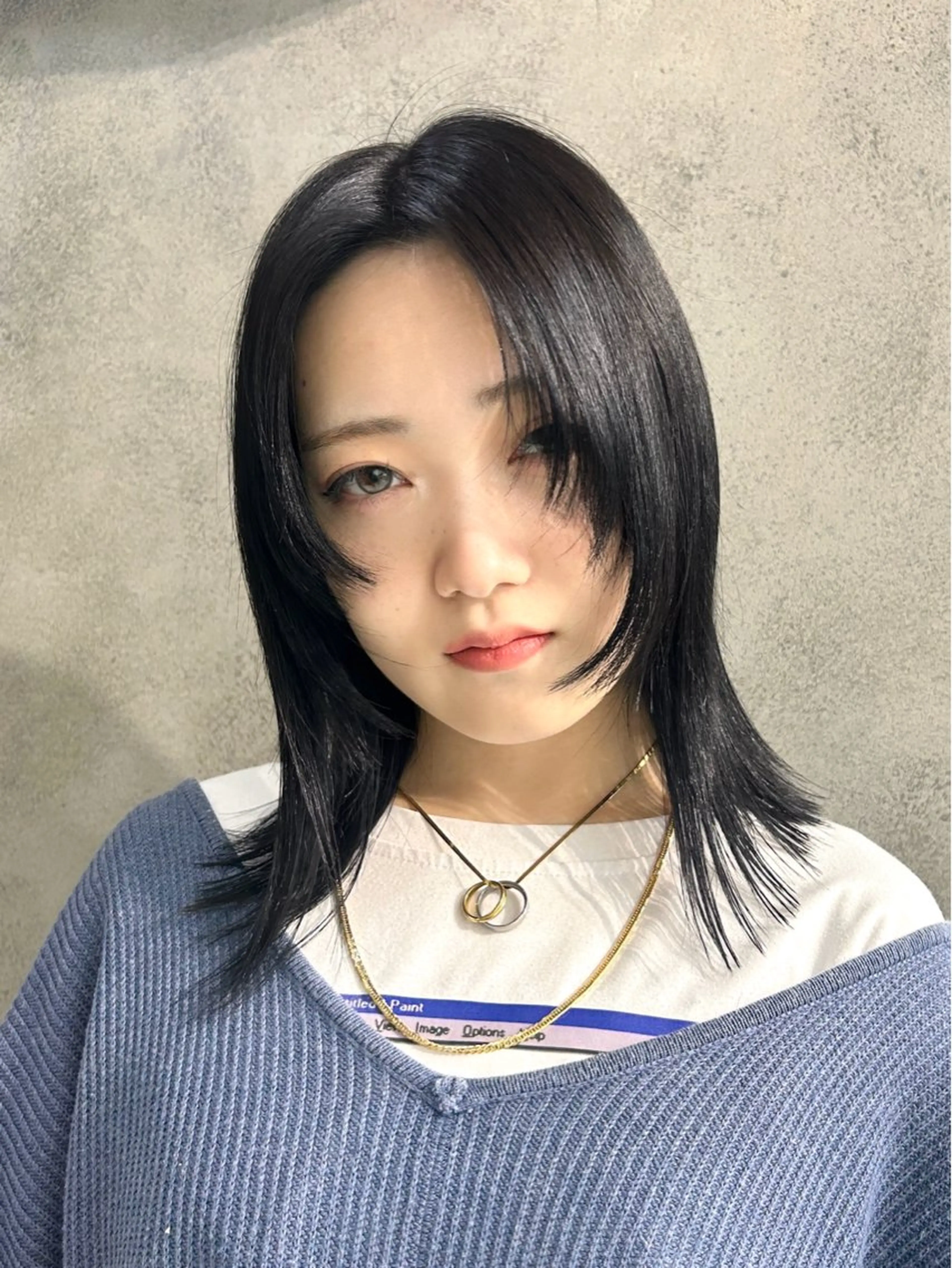 ミディアム くびれボブレイヤー 渋谷/kougaのヘアスタイル