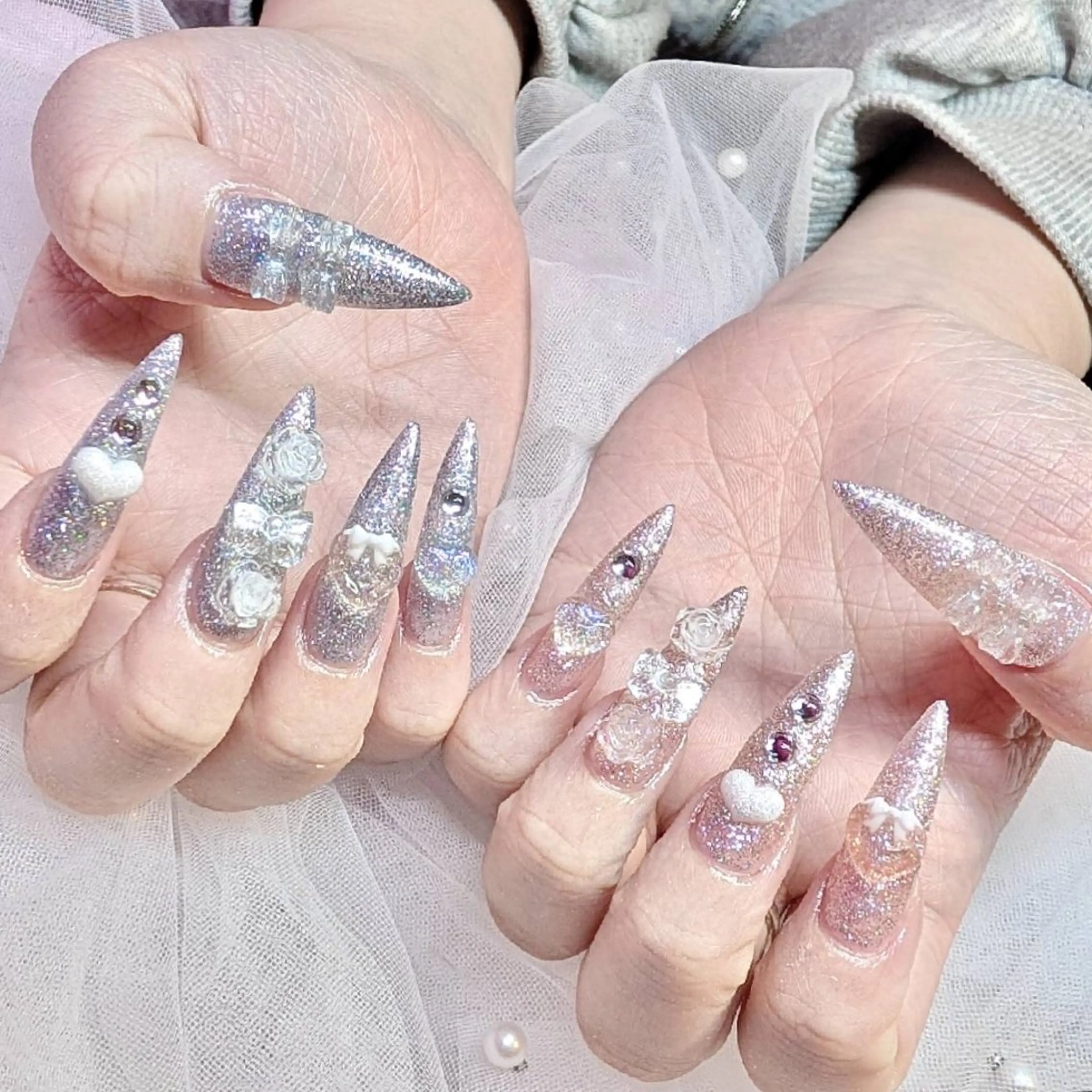 ネイル 長さ出し ハンドネイル Alissa所属・Alissa Nailのネイルデザイン