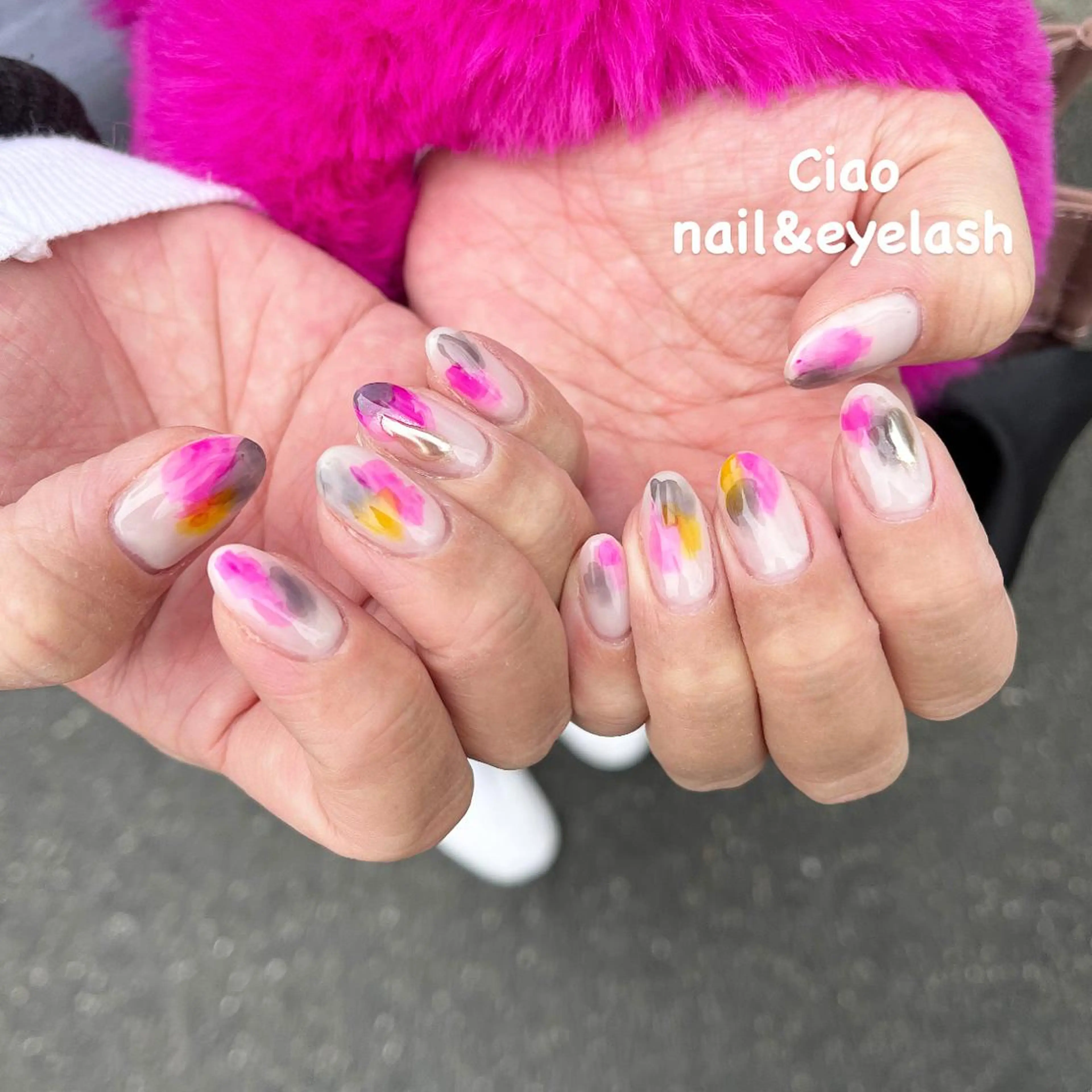 ネイル アートネイル 入学式 ジェルネイル 卒業式 ニュアンスネイル #Amin nail salonのネイルデザイン