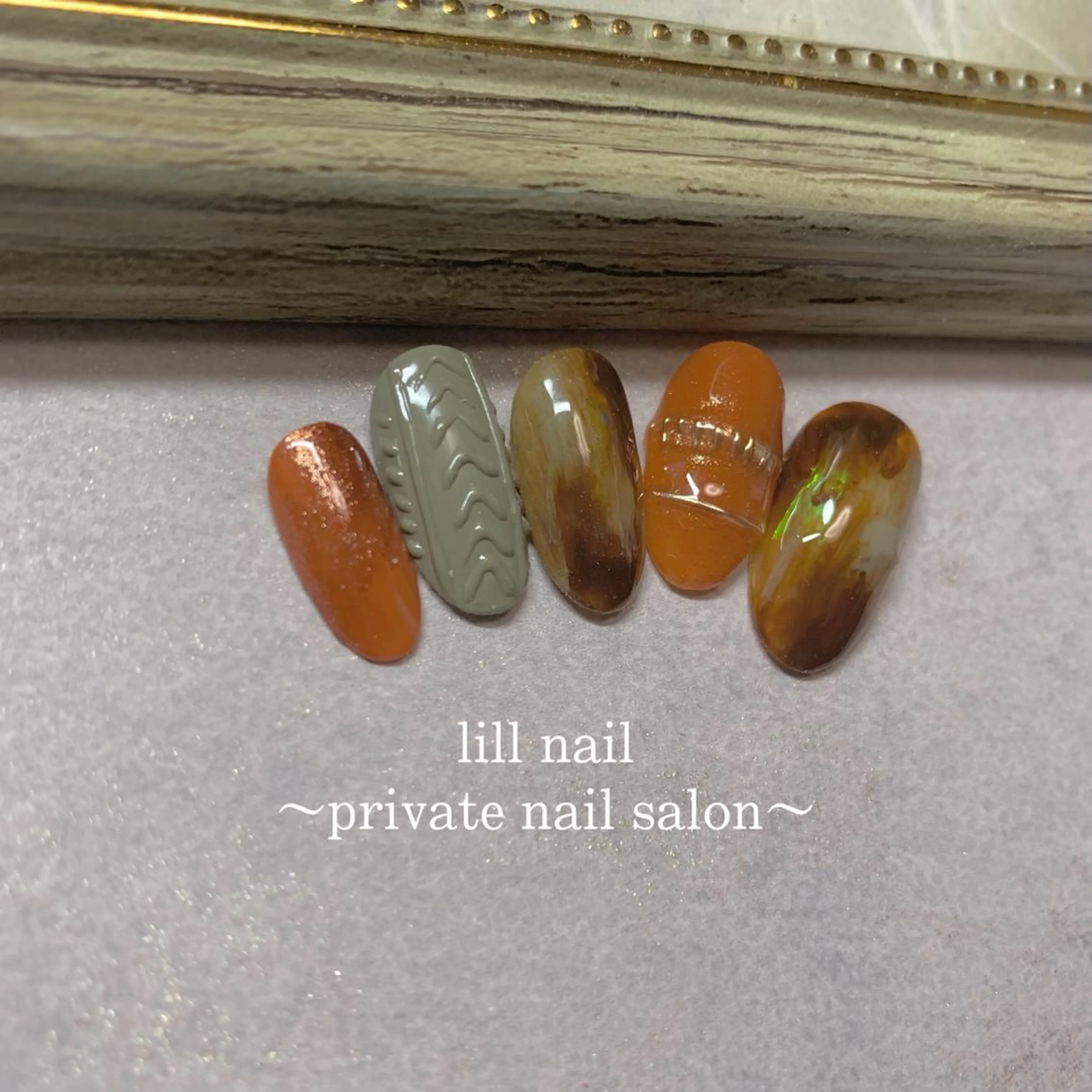 ミディアム pllia beautyのネイルデザイン