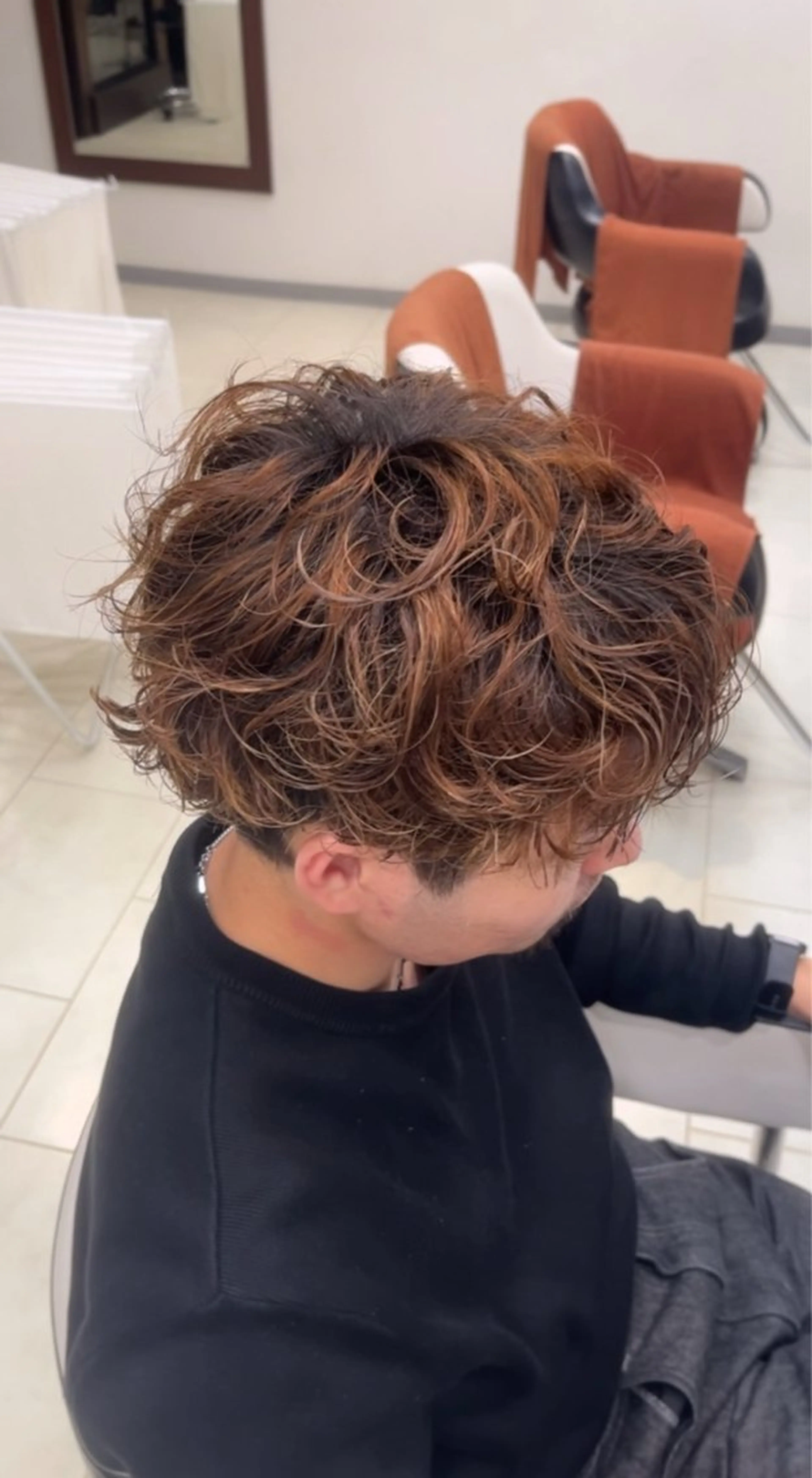パーマ メンズ メンズパーマ パーマ 北山 麻衣のヘアスタイル