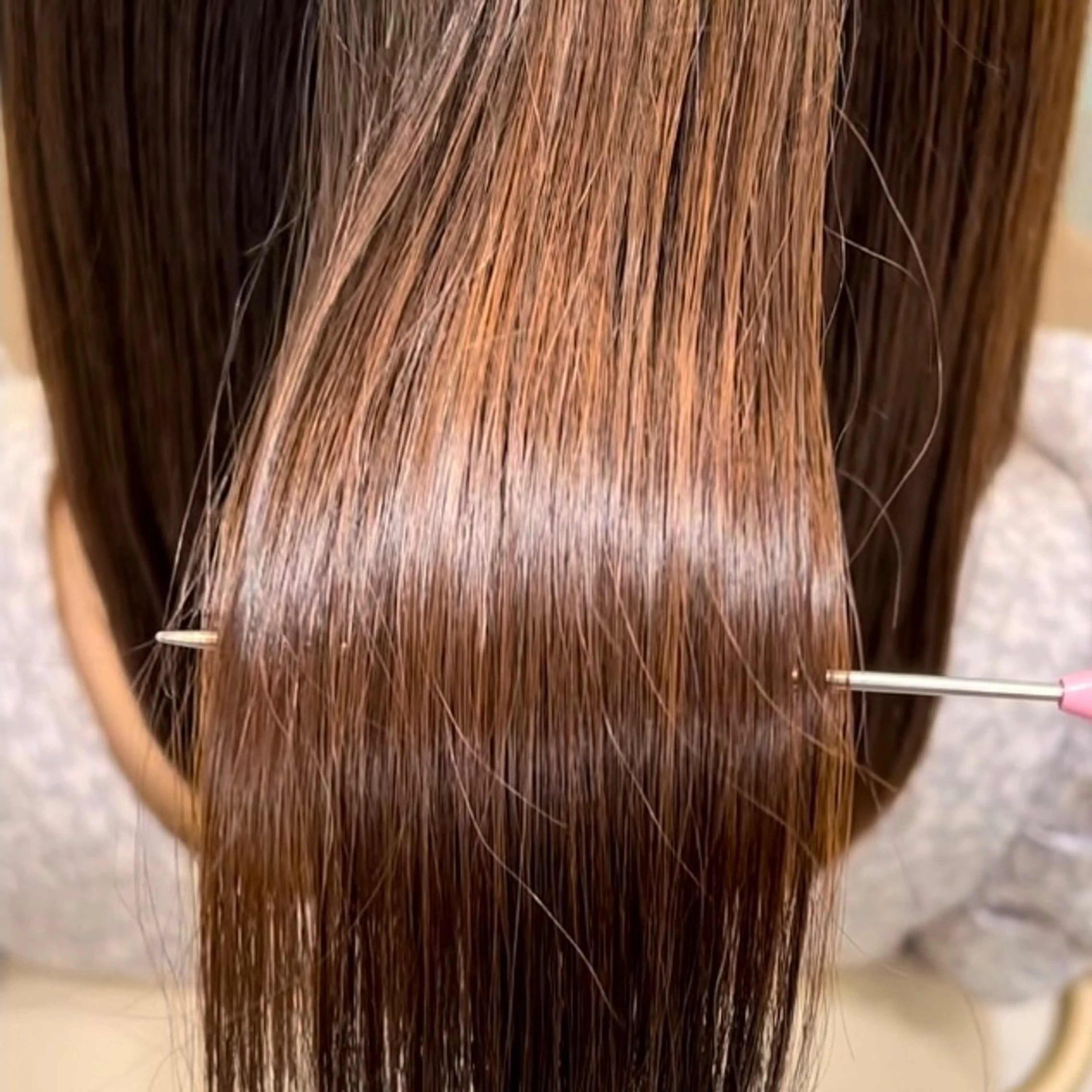 【髪の内側からぷるツヤに🧊】𖤐 4step aujua treatment 𖤐の写真