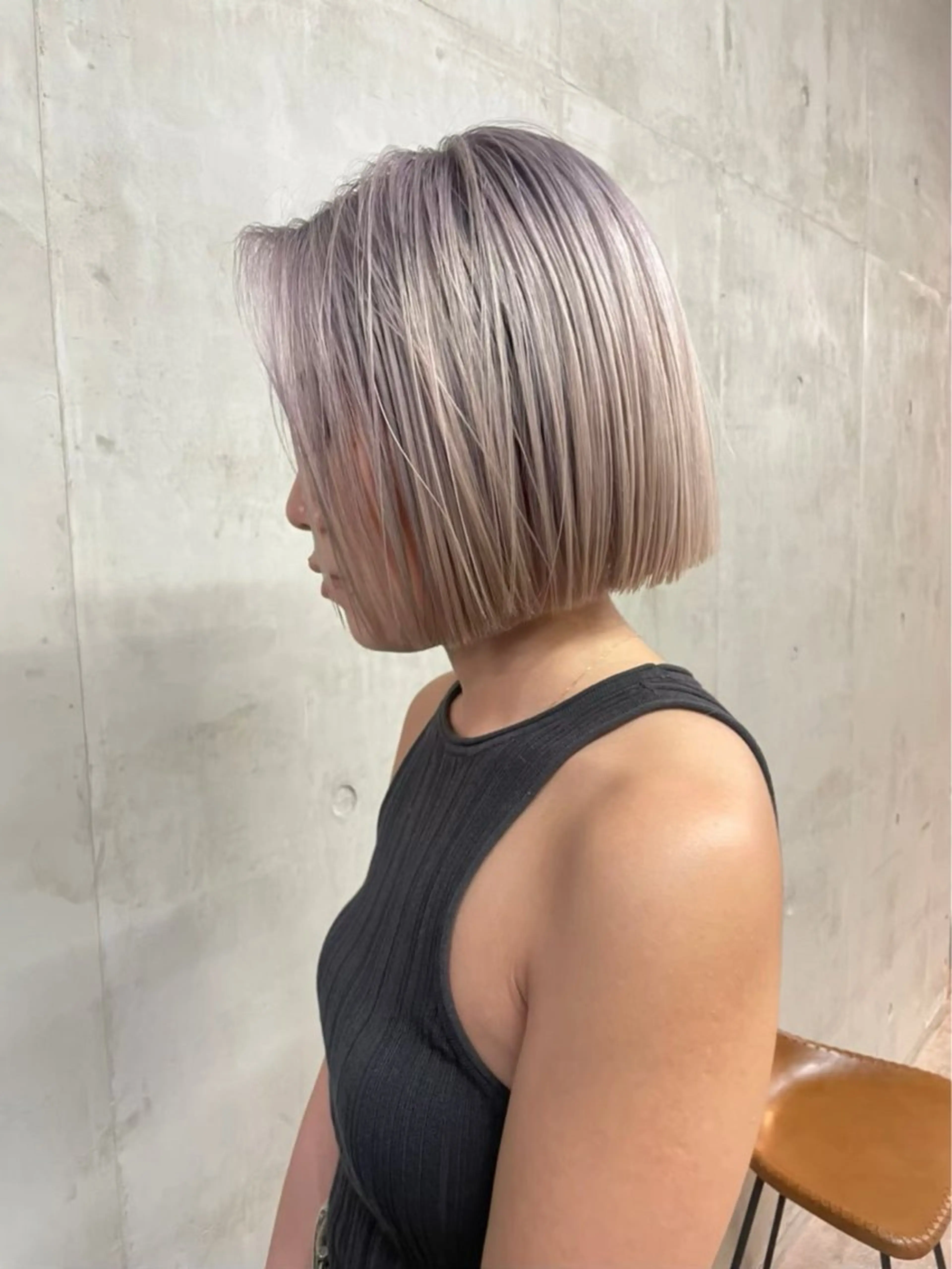 ショート ボブ 顔周りカット カット SALT WATER所属・🤎𝐌𝐚𝐨⌇ お悩み解決美容師🤎のヘアスタイル