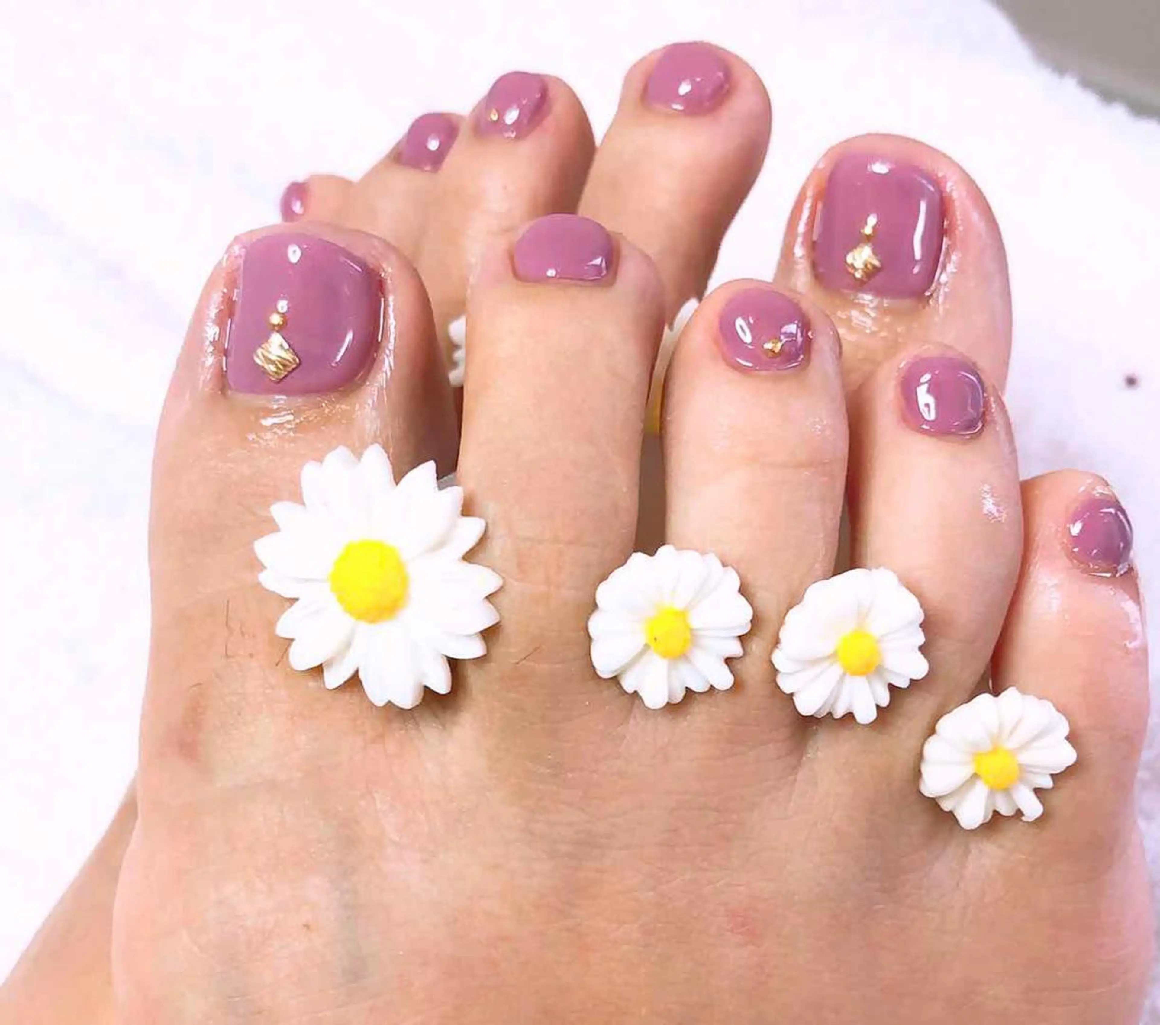 ネイル フットネイル ワンカラーネイル 片平 恭子のマツエク・マツパデザイン