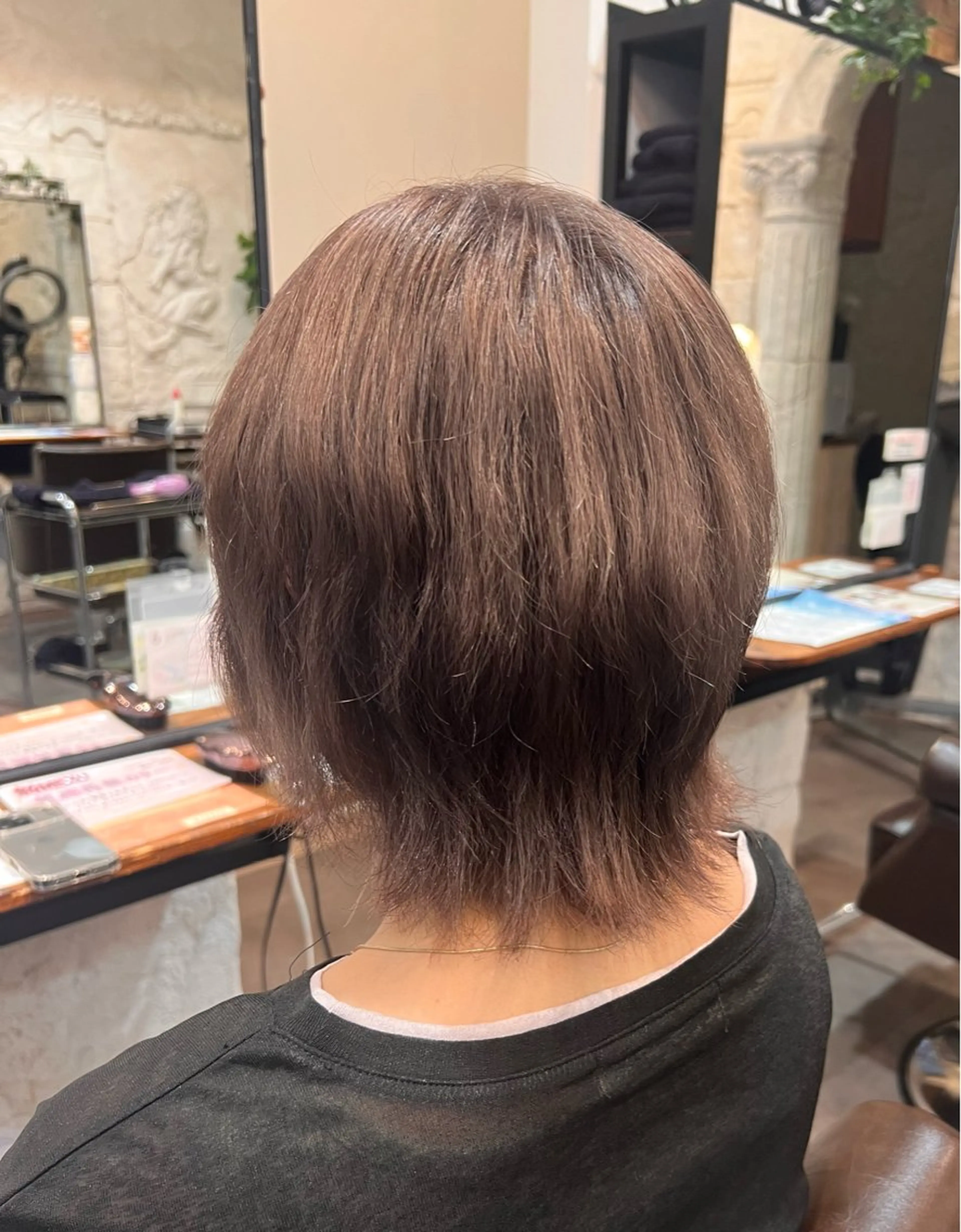 カラー ベージュカラー ミルクティーベージュ ヘアカラー ☆ HINA‪TAのヘアスタイル