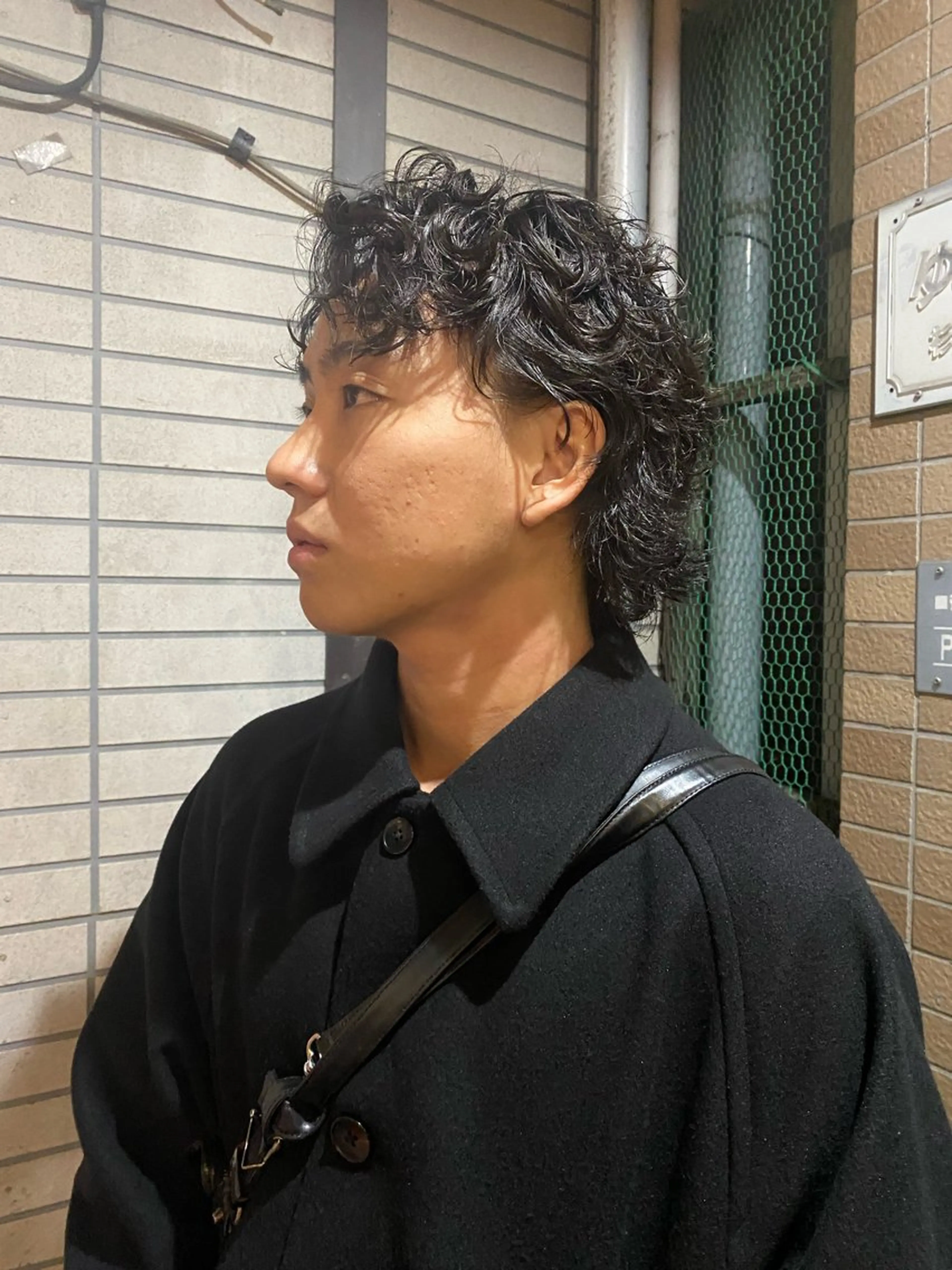 ショート パーマ カット パーマ メンズ得意です💥 ハユカといいます❗️のヘアスタイル