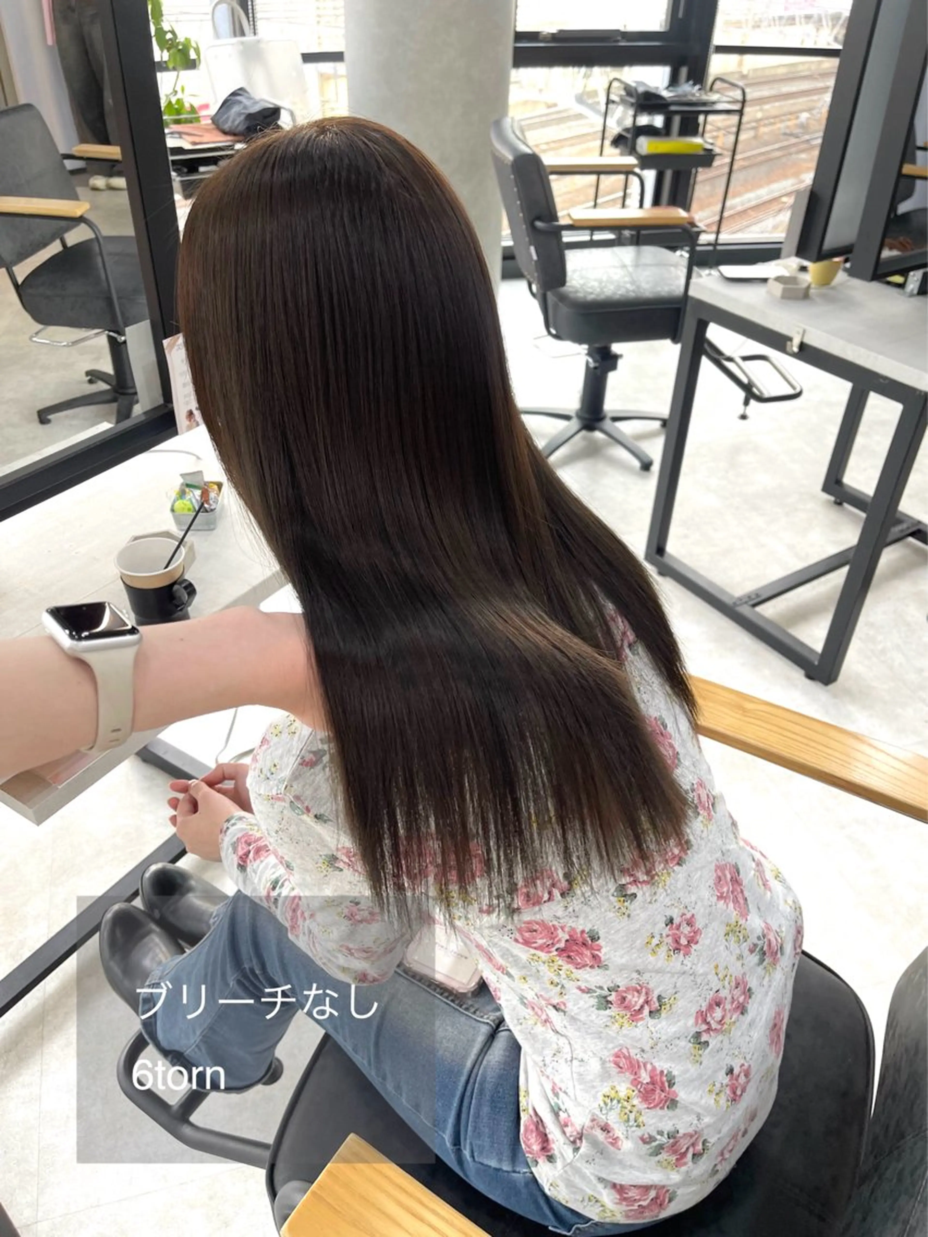 ロング カラー カット ヘアカラー トリートメント 盛れる顔まわり✨🎀 レイヤー別所好葉のヘアスタイル