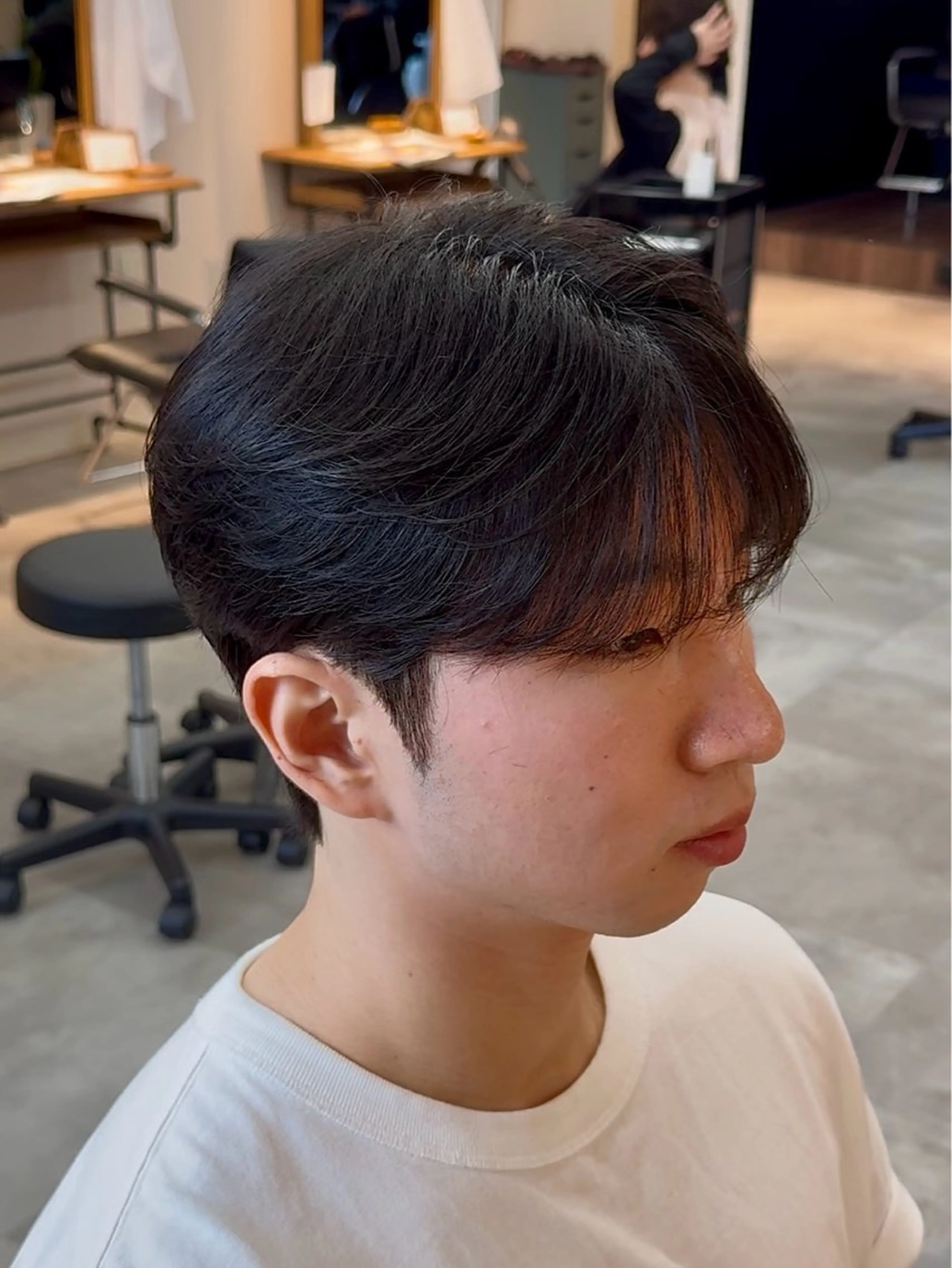 メンズ メンズ韓国風 マッシュ シースルーマッシュ カット 韓国ヘア特化/ メンズパーマ/下田のヘアスタイル