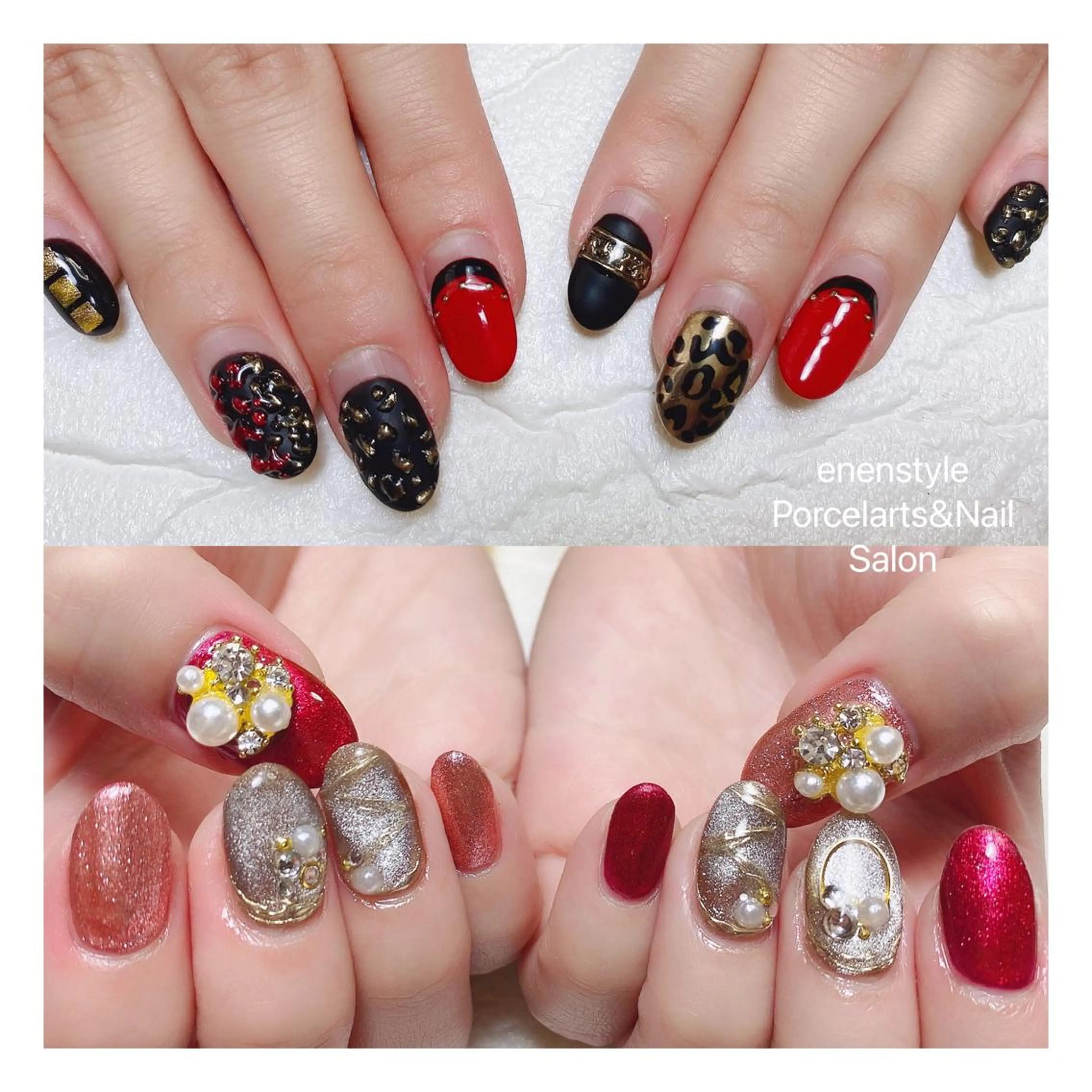 ミディアム ネイル ハンドネイル 👑enen style👑のネイルデザイン