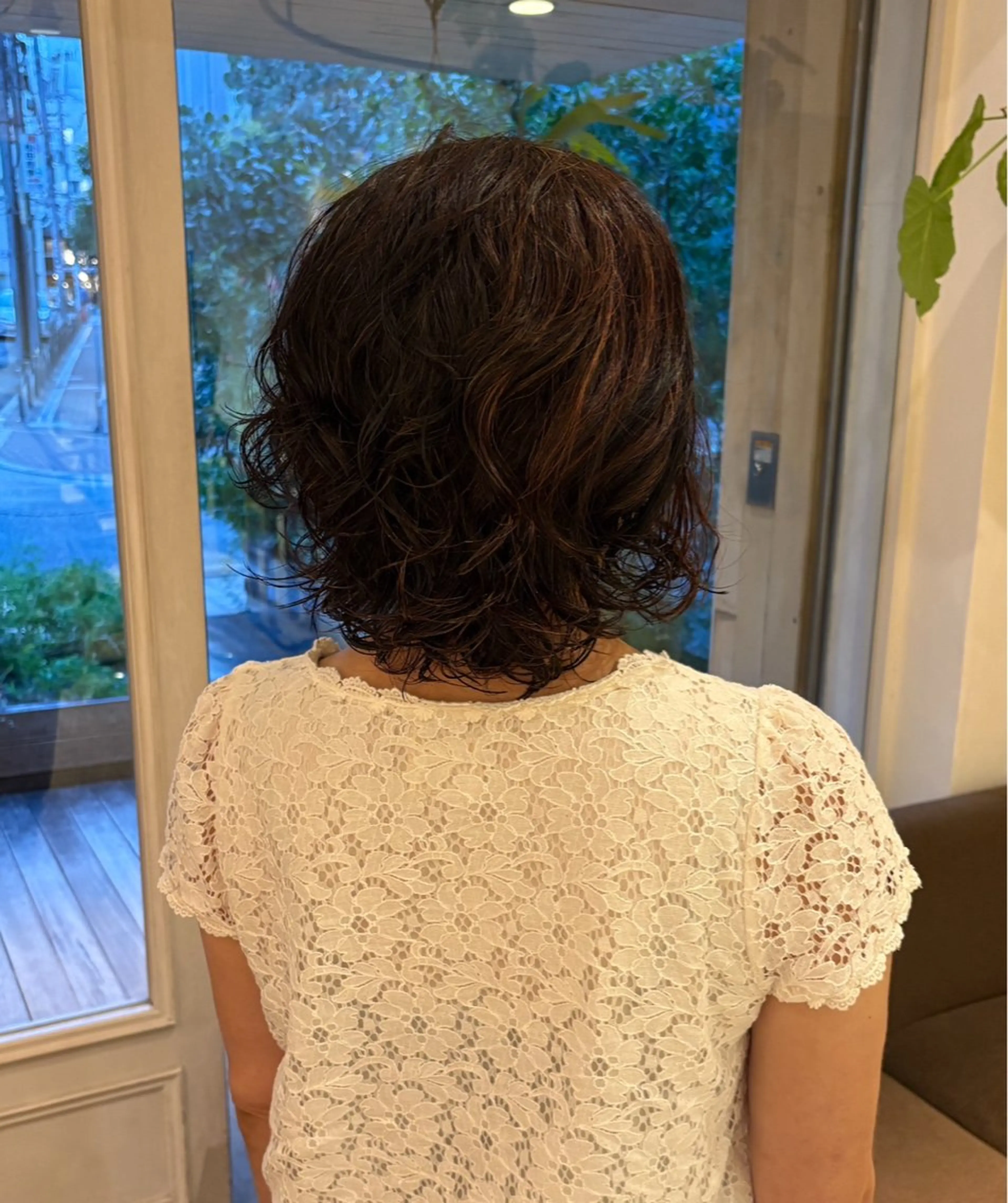 ミディアム パーマ 天王寺美容室/カット モデル募集/miiaのヘアスタイル