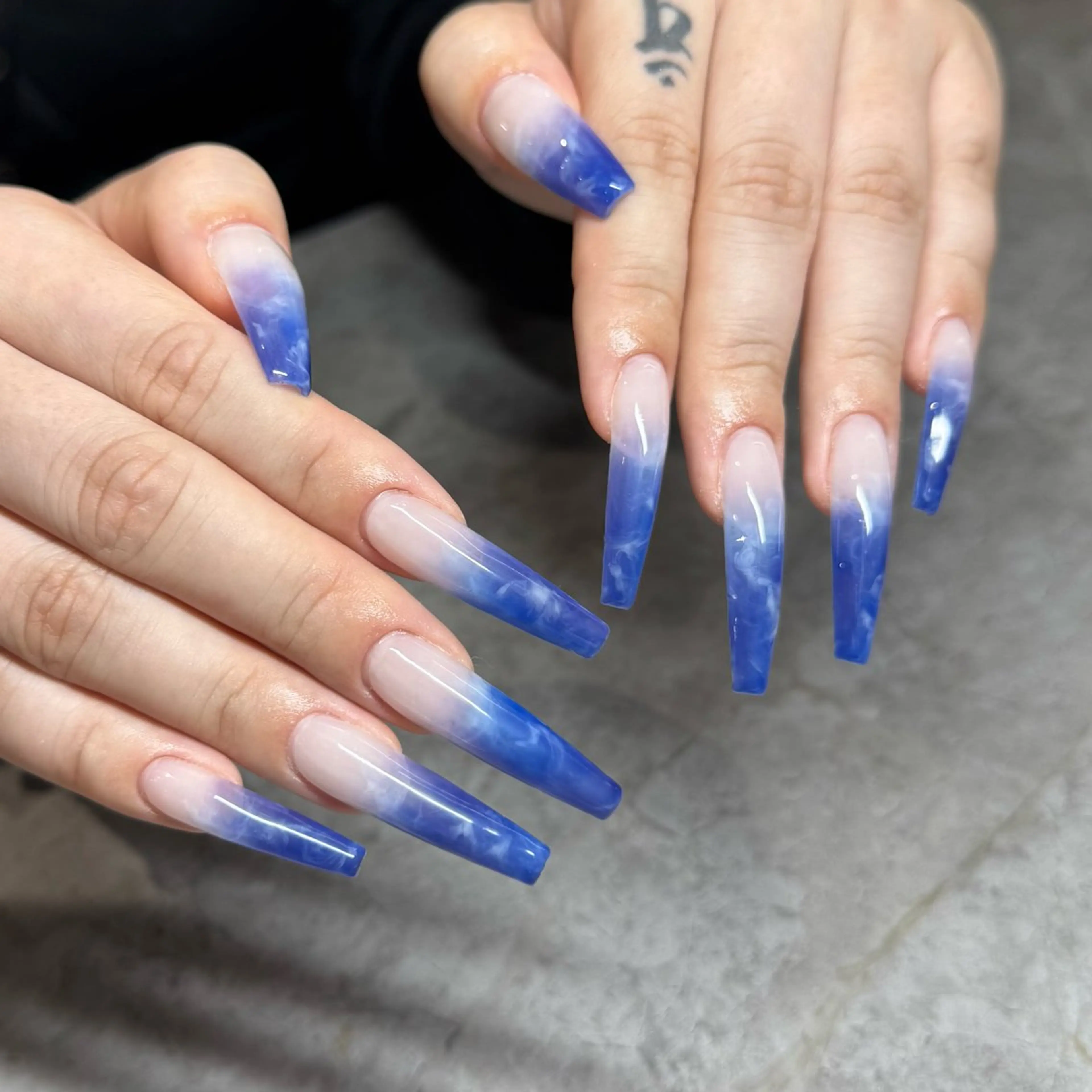 ネイル ロングネイル ハンドネイル IROHA NAIL 北村菜帆のネイルデザイン